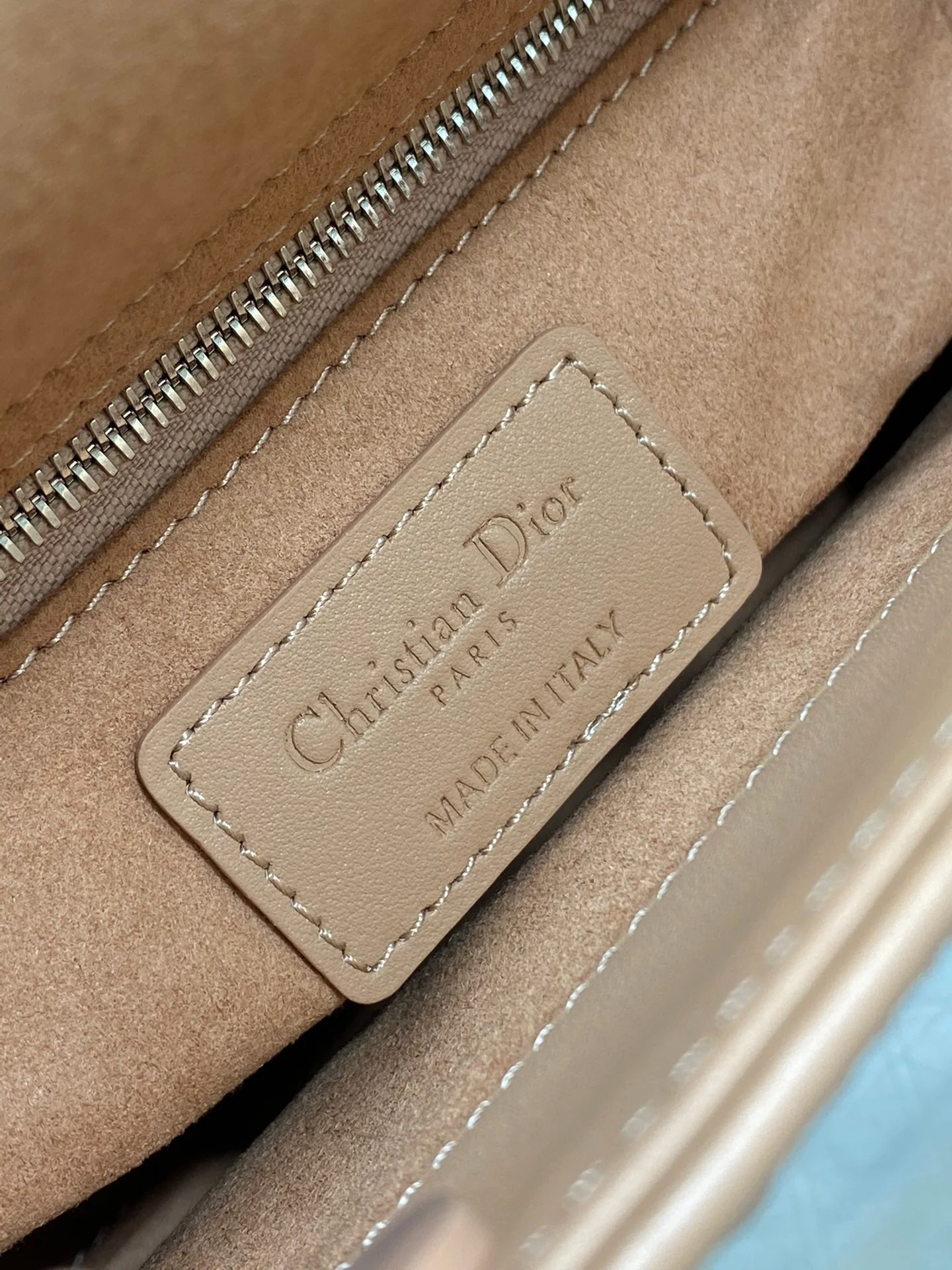 DO Mini Lady Bag  Matte Pink Diamond Pattern Calfskin