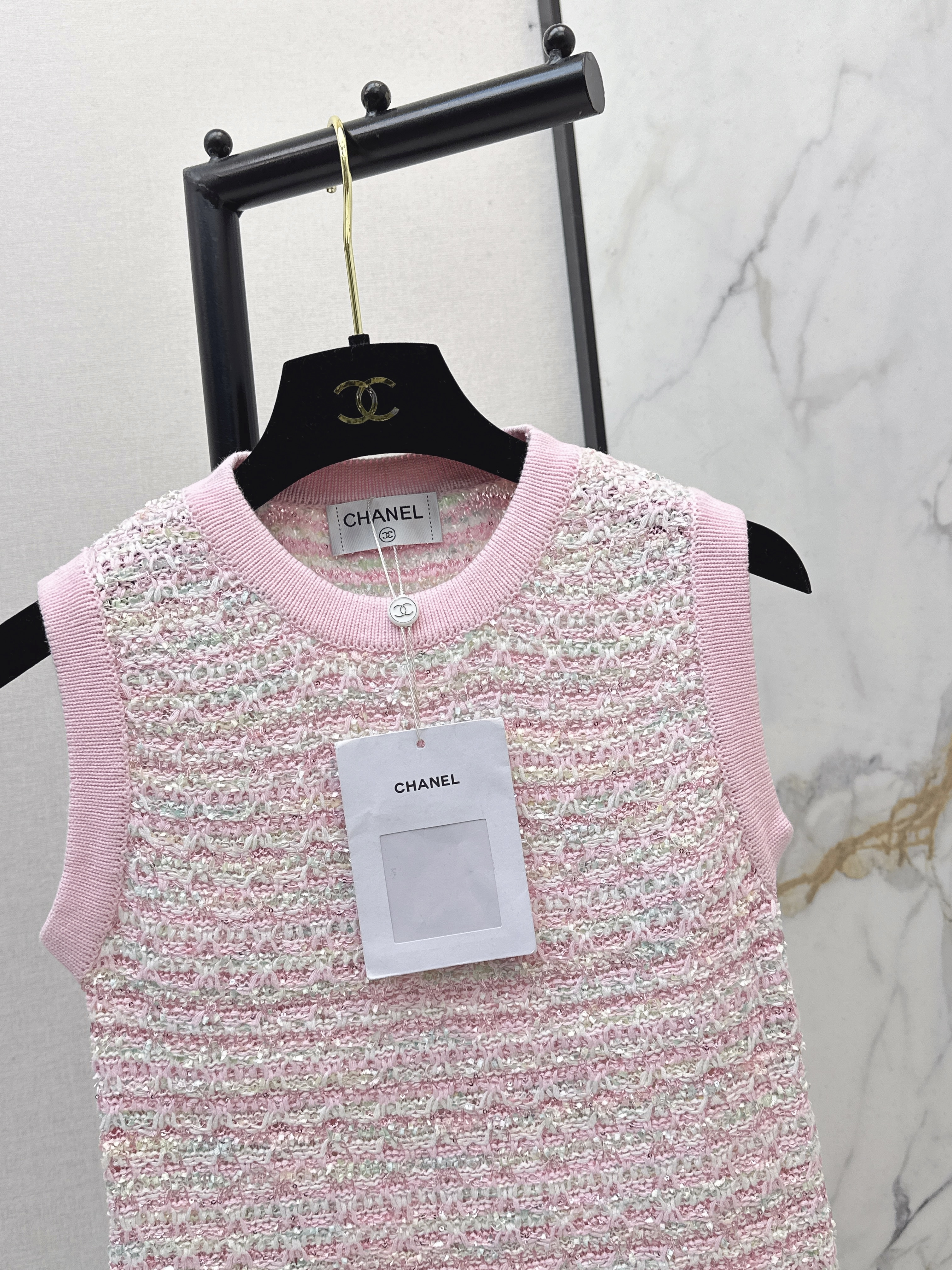 Chan 26ss knitted dress