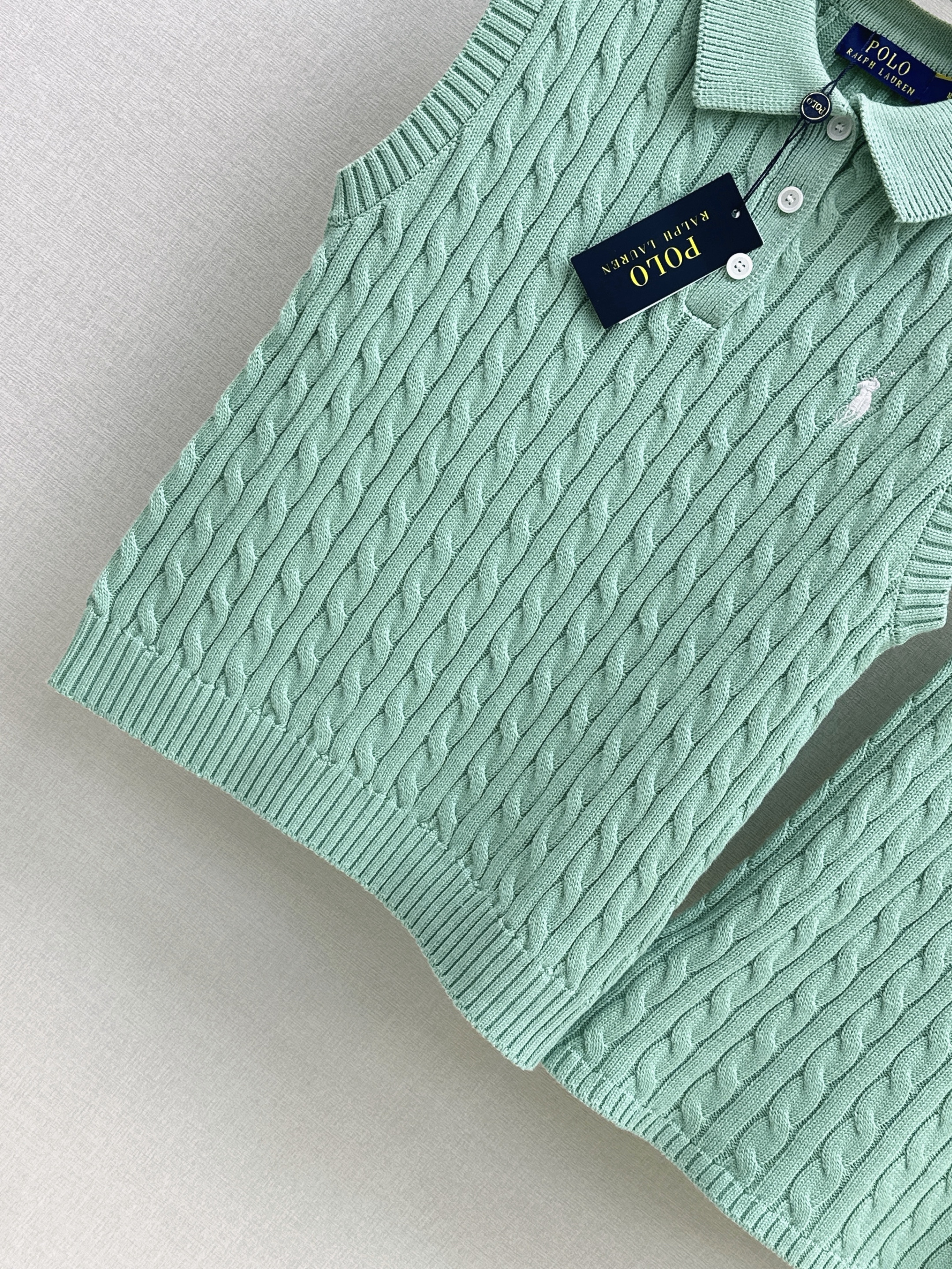 Ralp 26ss polo vest skirt set