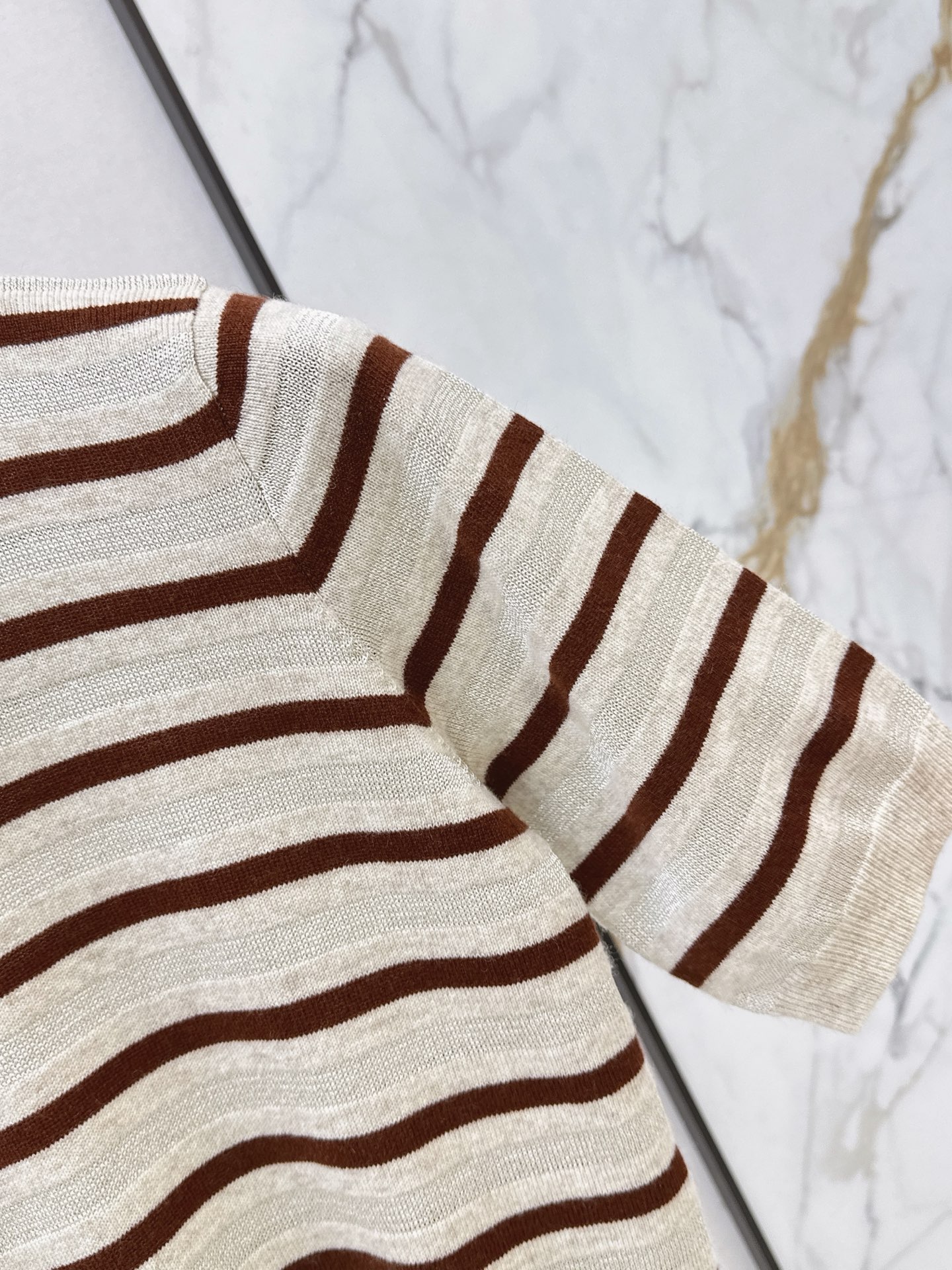Brun 26ss stripe knitwear