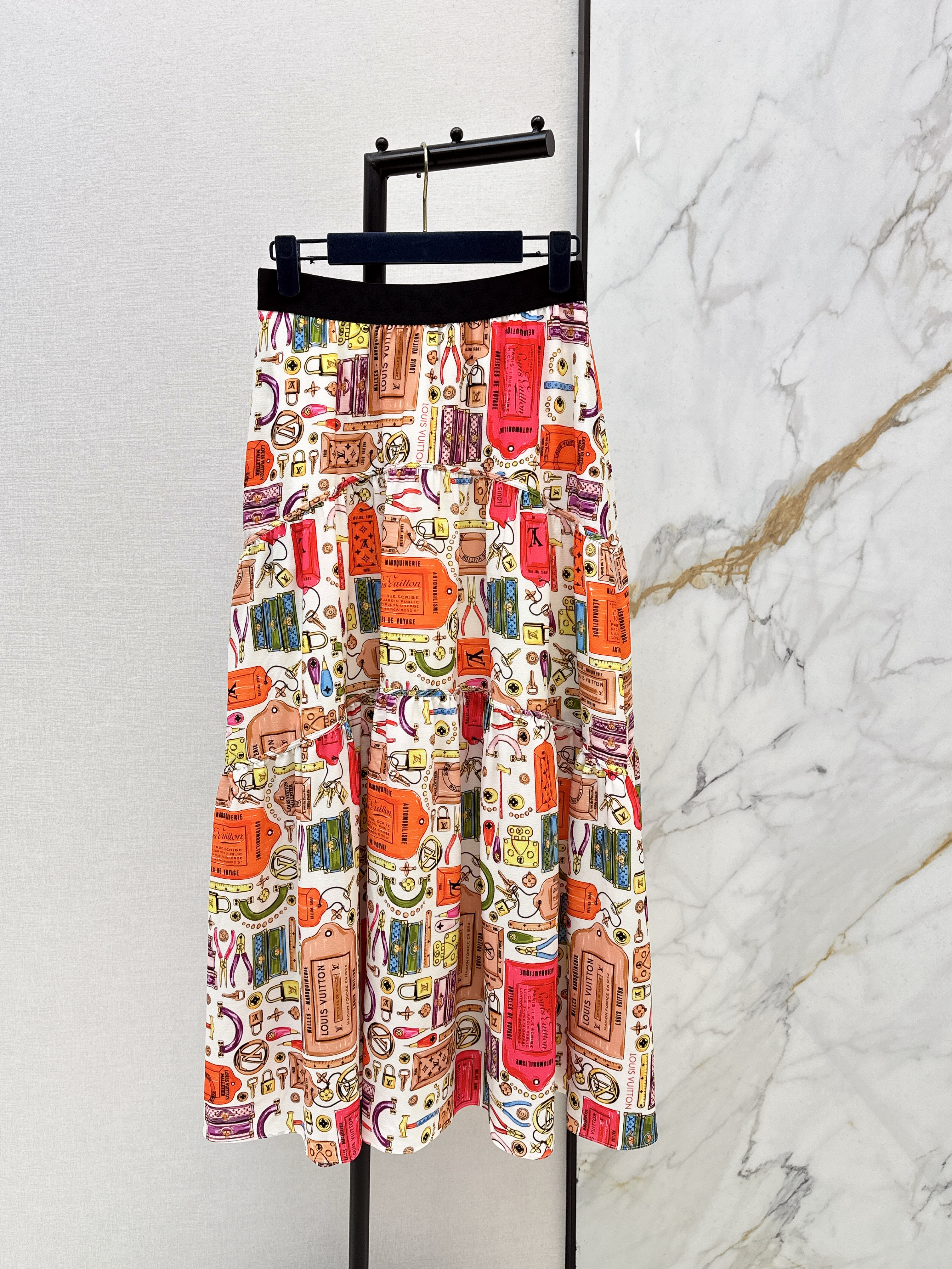 Loui 26ss print skirt