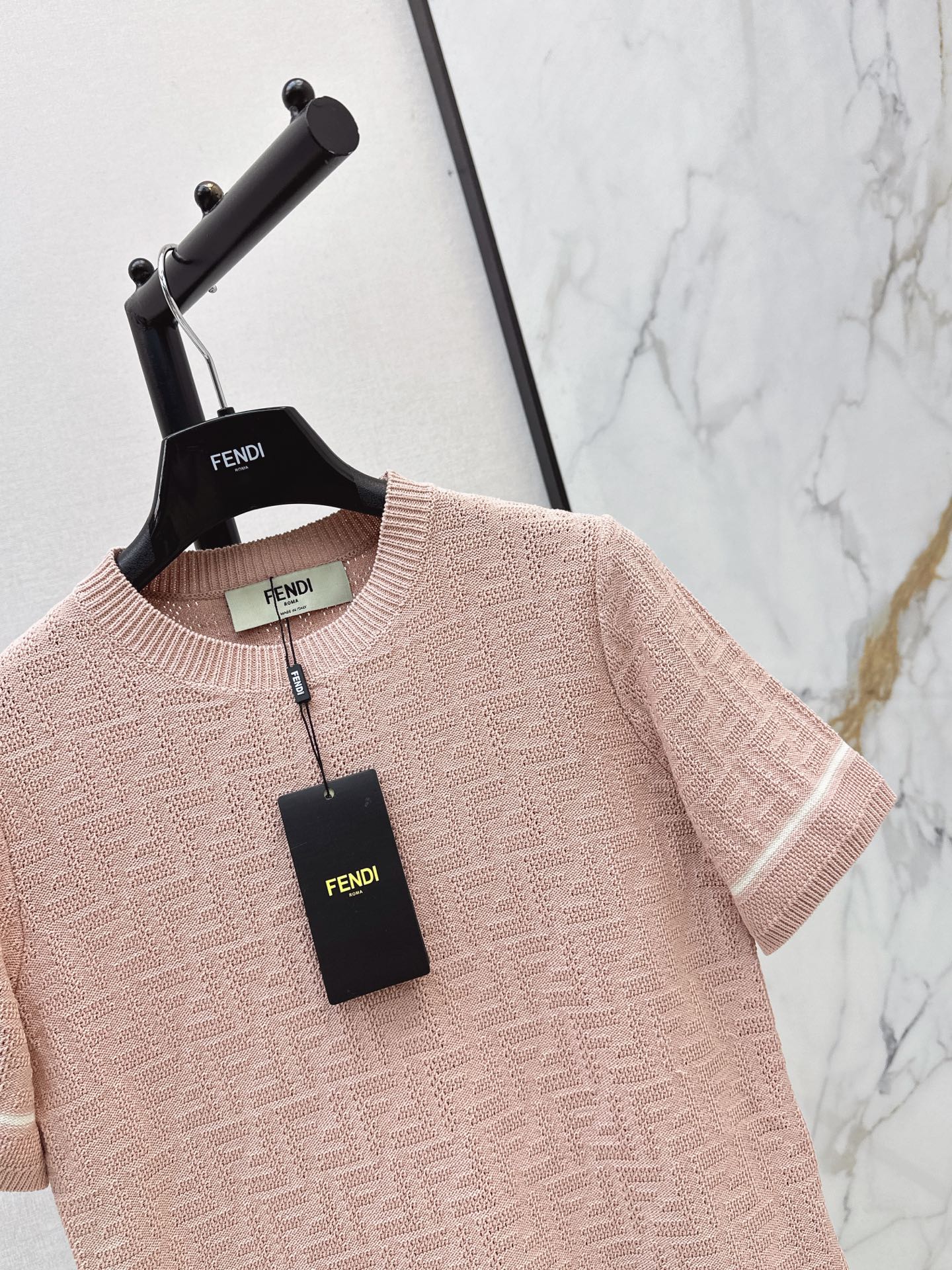 Fen 26ss jacquard knitwear
