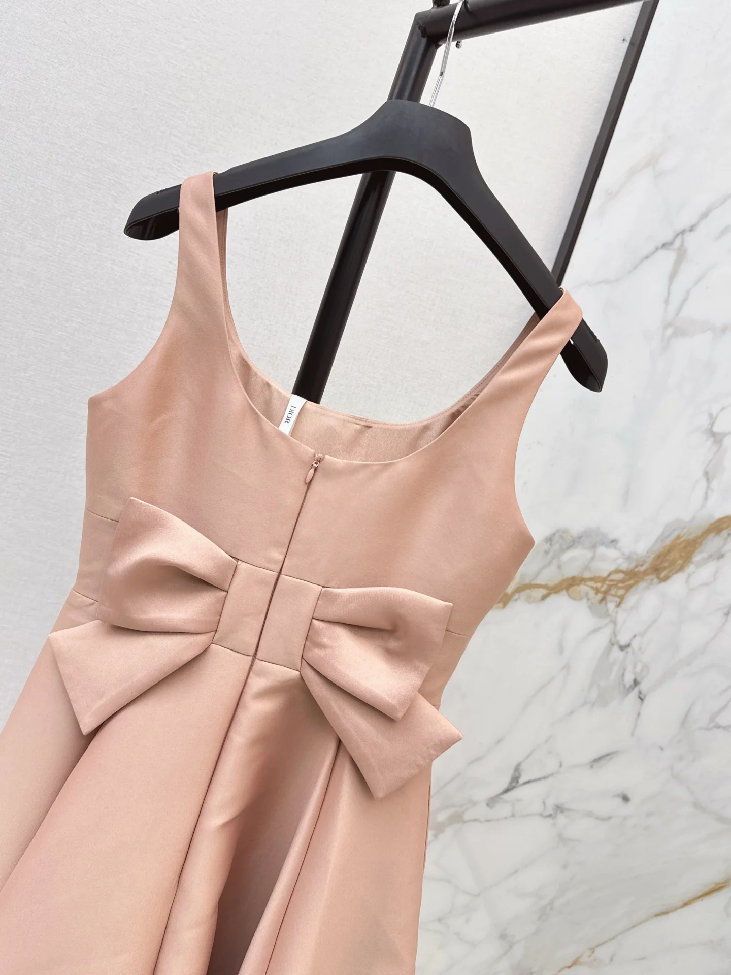 CD 25fw slip dress with bow