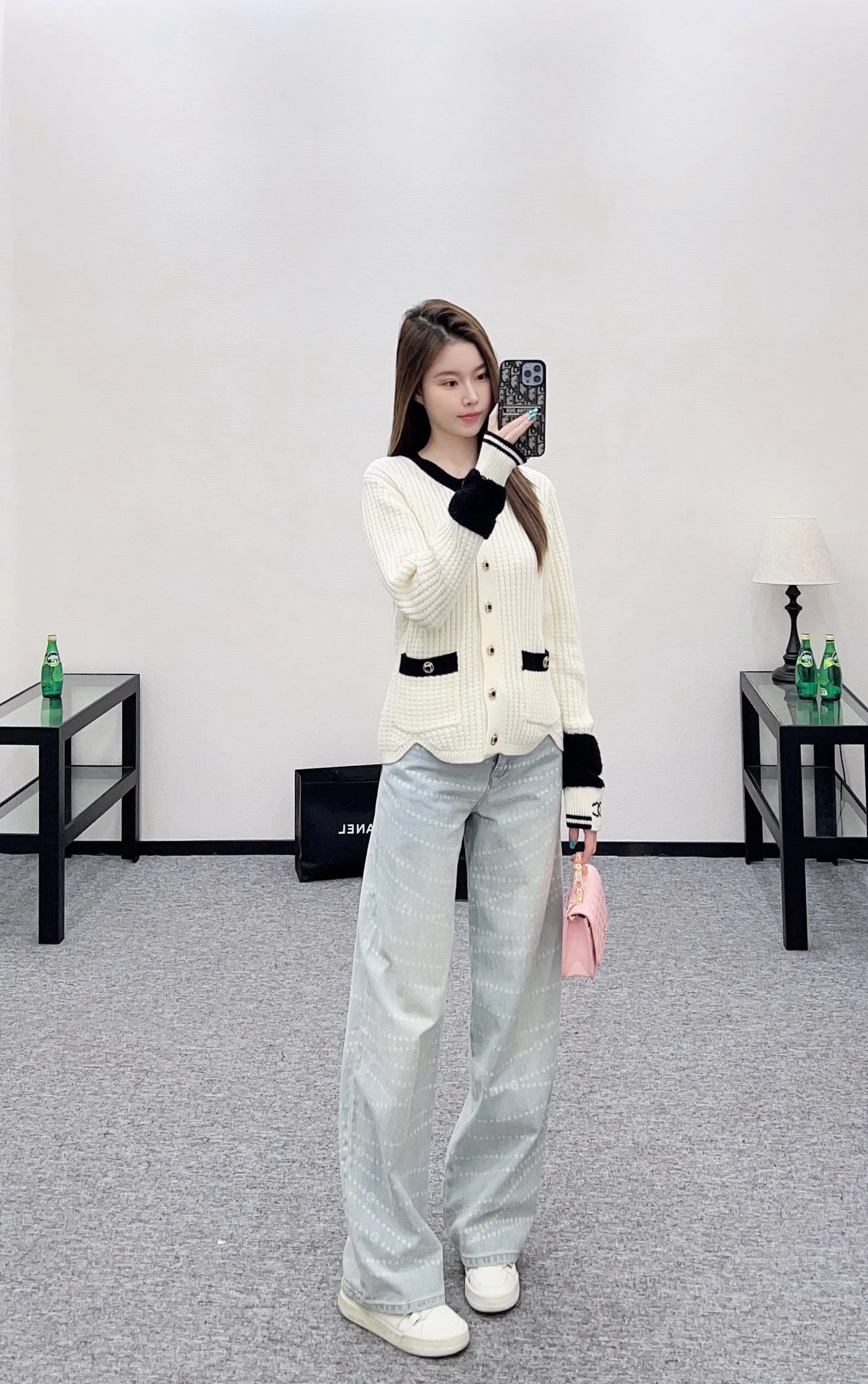 Chan 25fw knitted cardigan