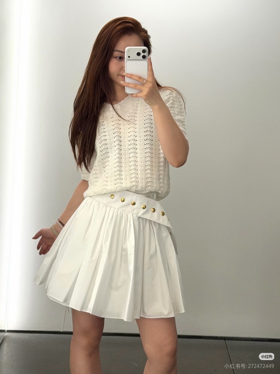 Celi 26ss pleated skirt