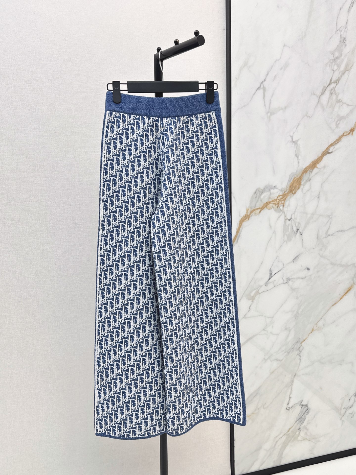 CD 26ss jacquard straight-leg pants