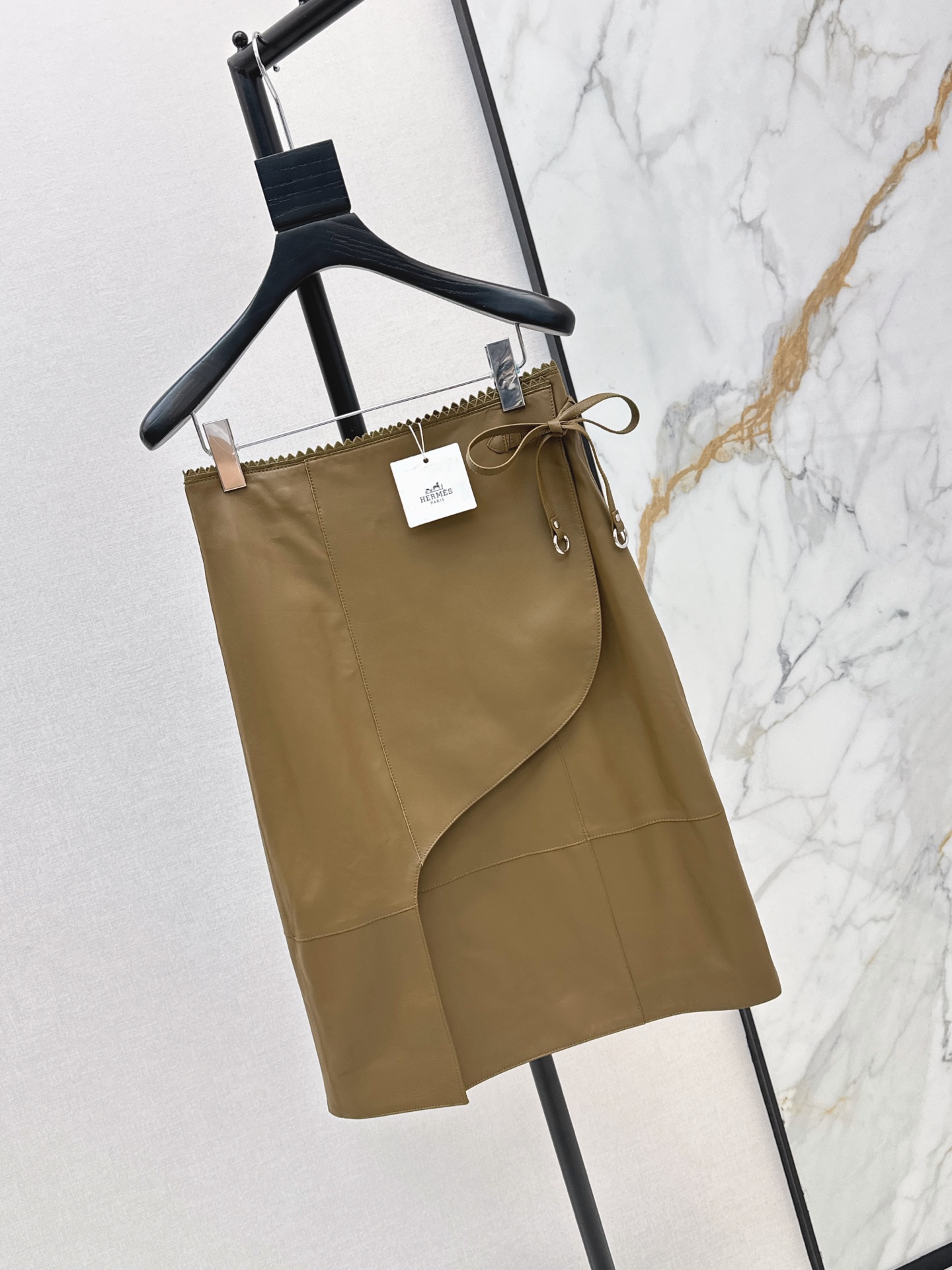 Her 26ss side tie wrap skirt