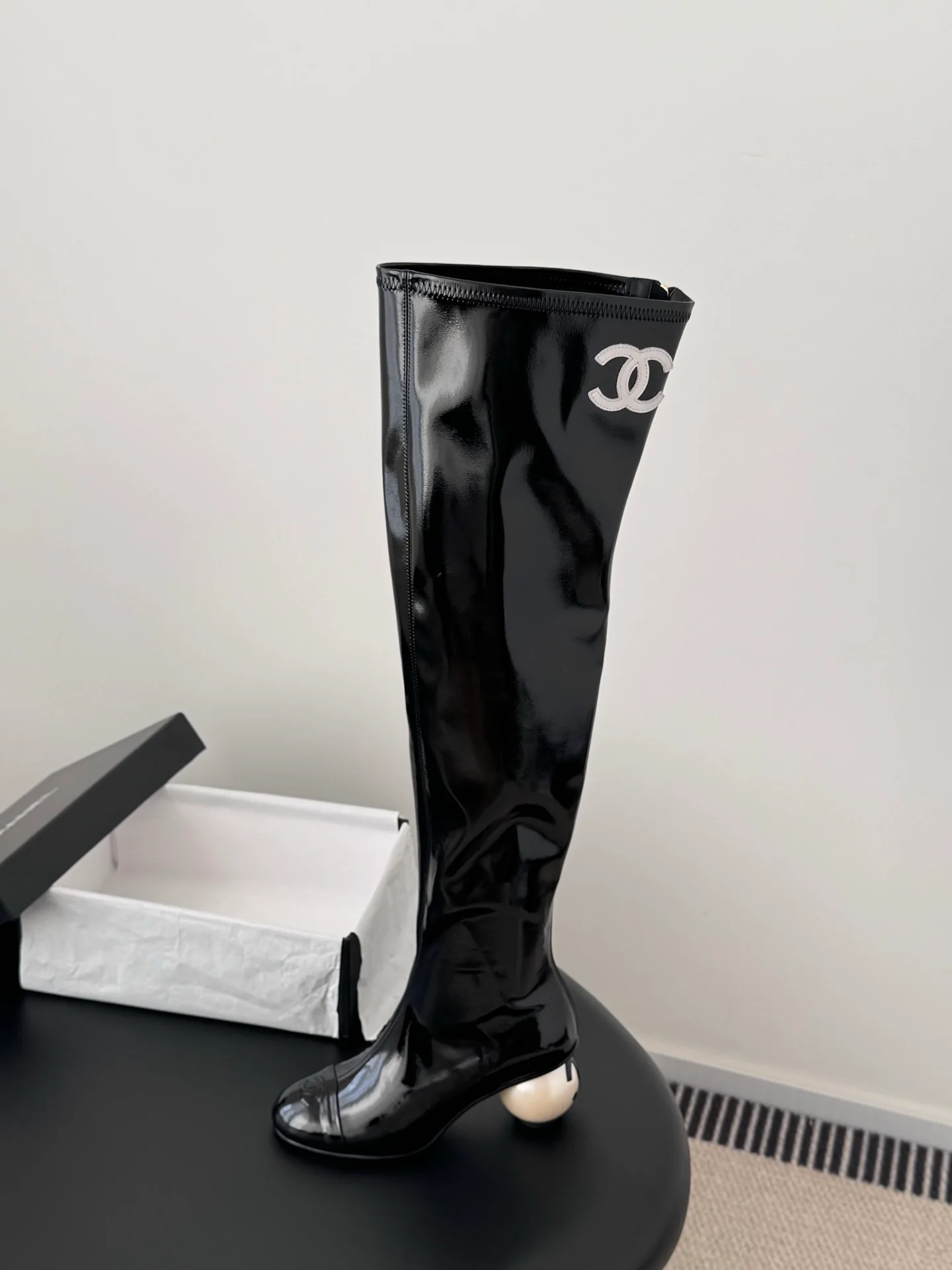 Chan 25fw over the knee boots