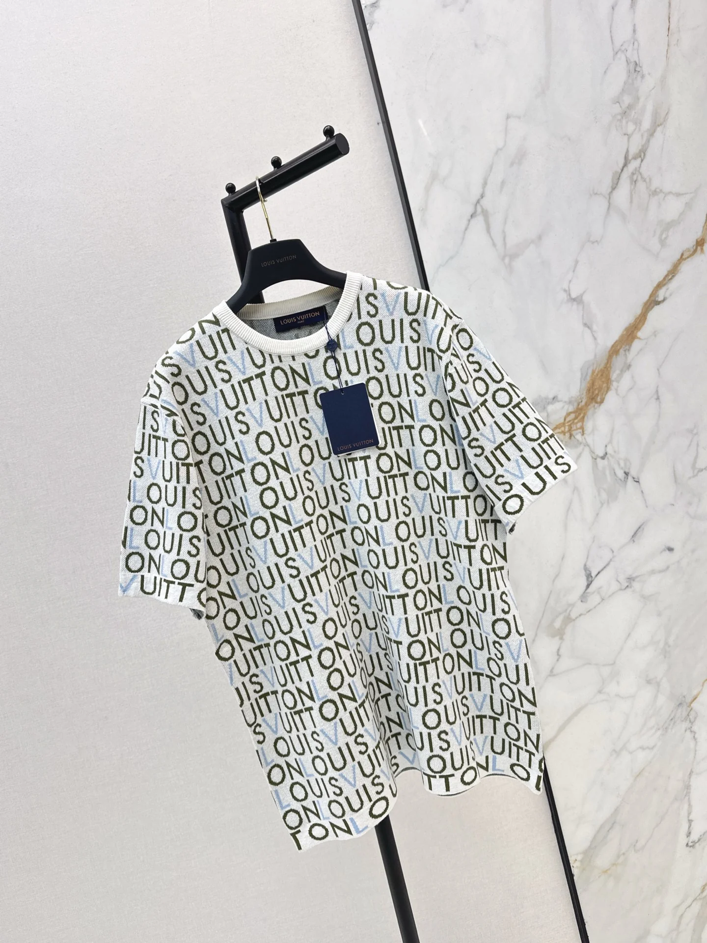 Louis 26ss jacquard knit t-shirts