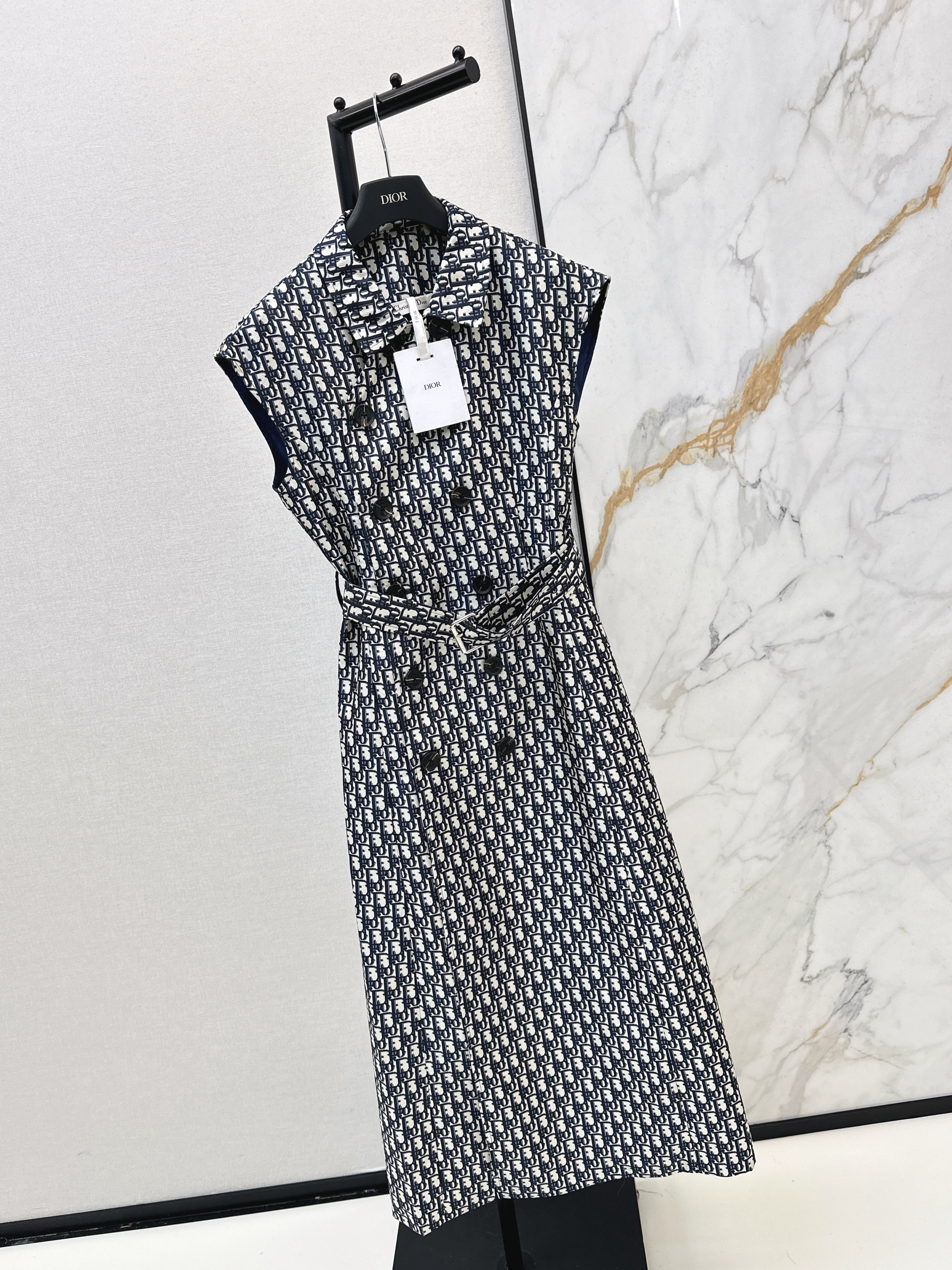 CD 26ss jacquard sleeveless dress