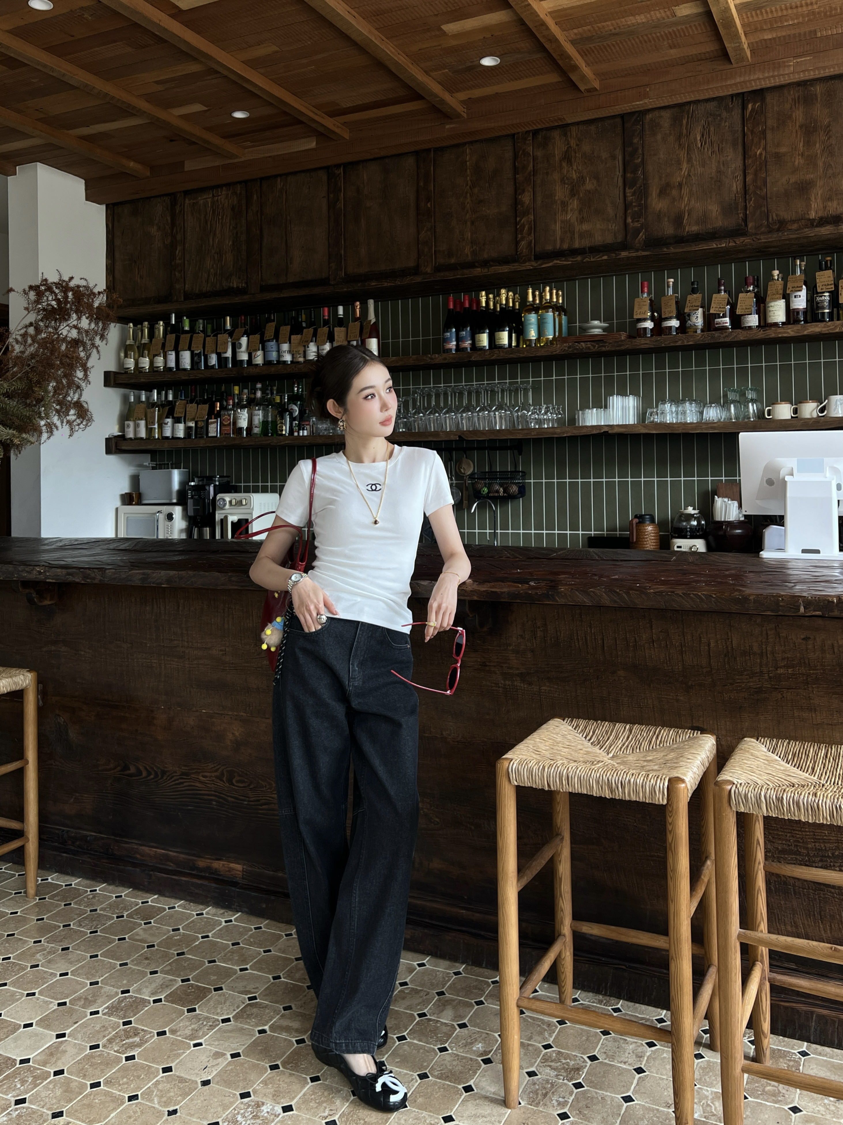 Guc 26ss wide-leg jeans