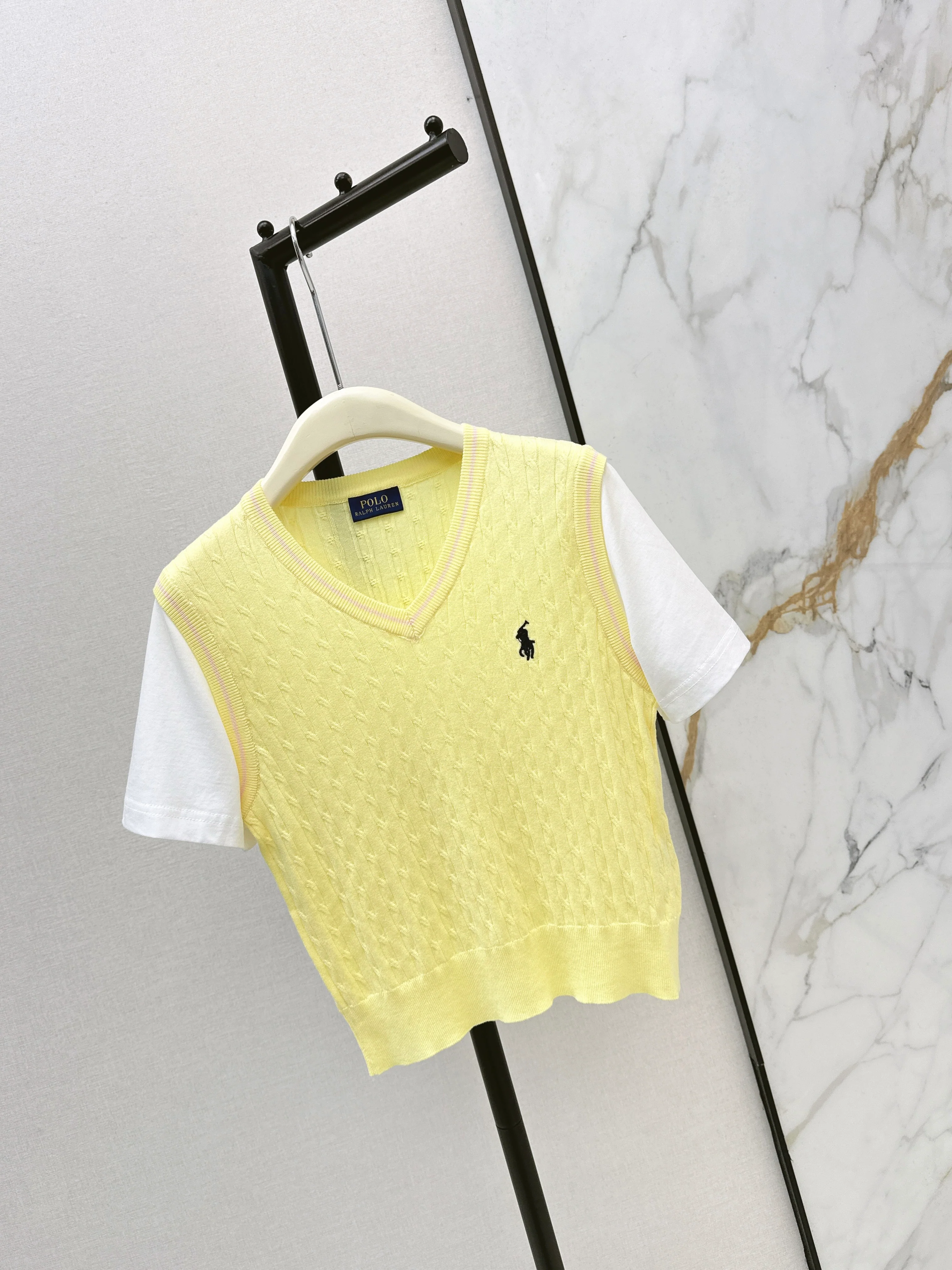 Ralp 26ss 2in1 knitted vest t-shirts