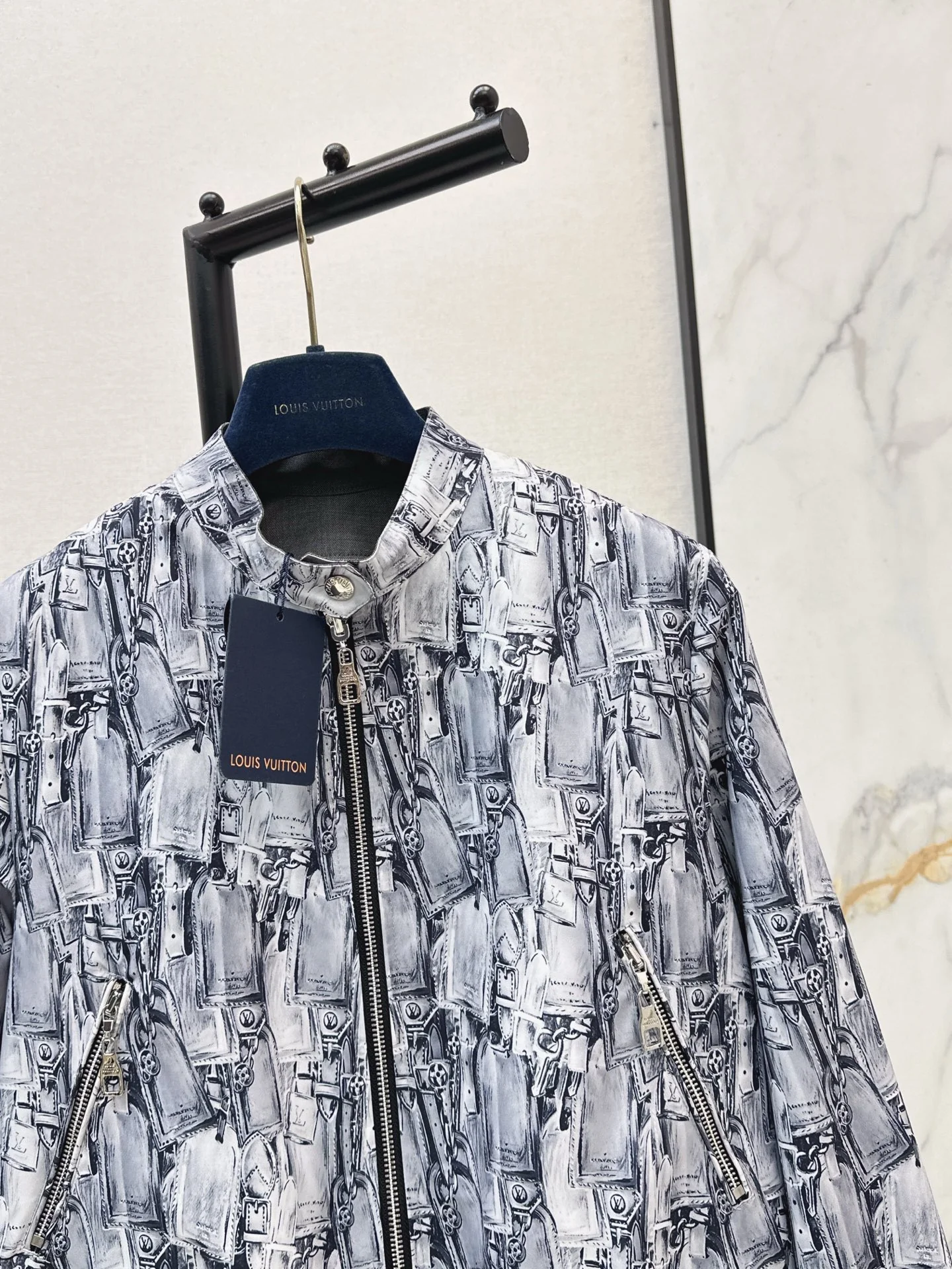 Louis 26ss reversible print jacket