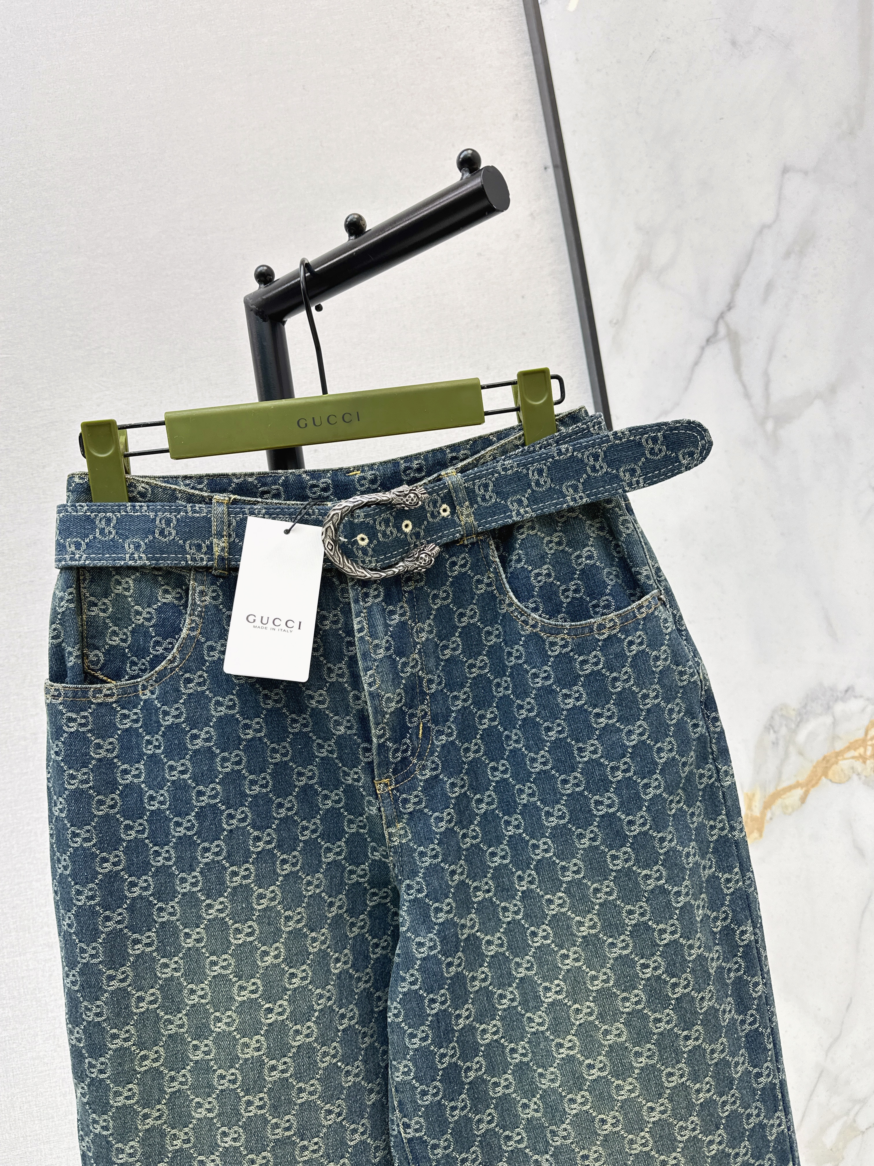 Guc 26ss jacquard jeans