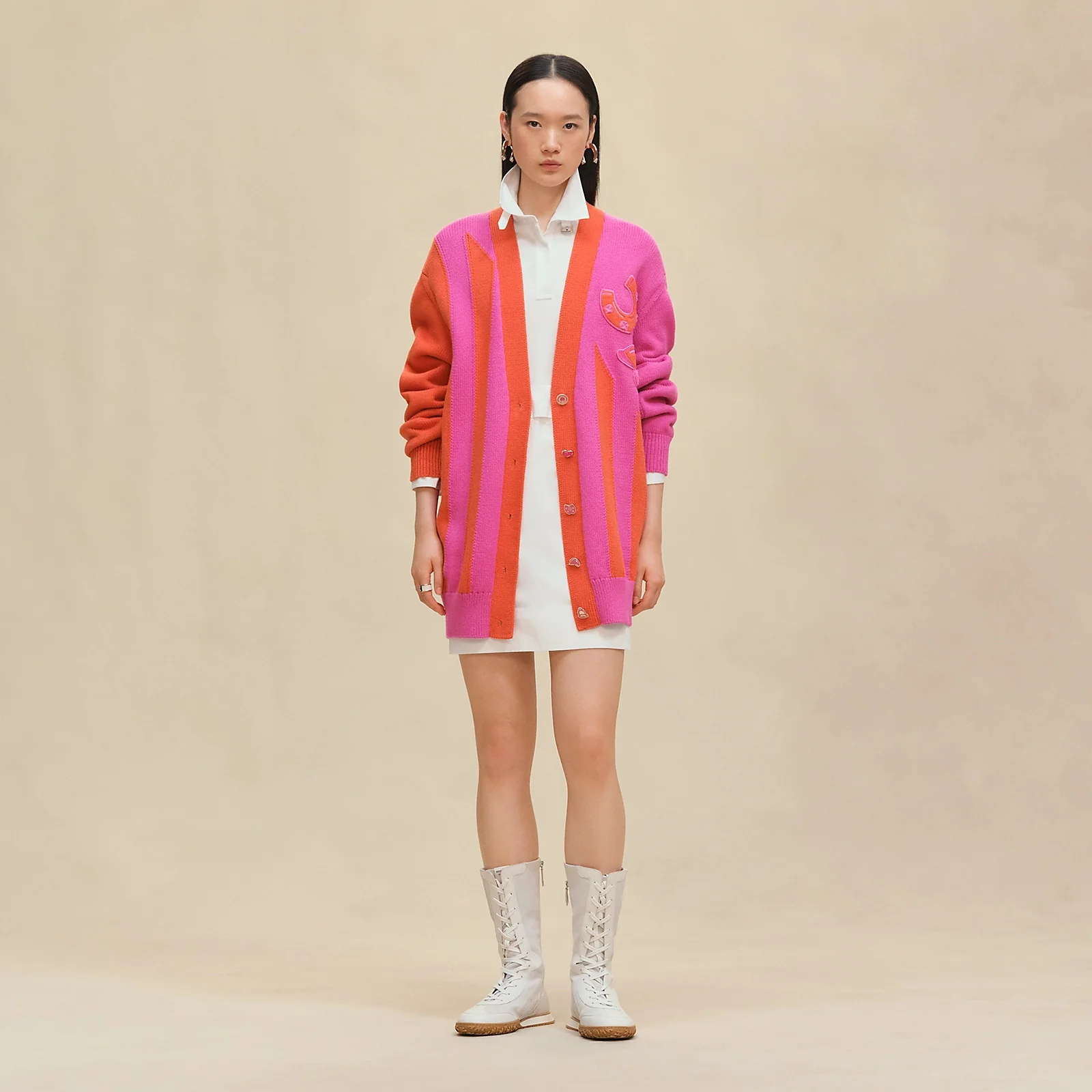 Herm 25fw knit cardigan