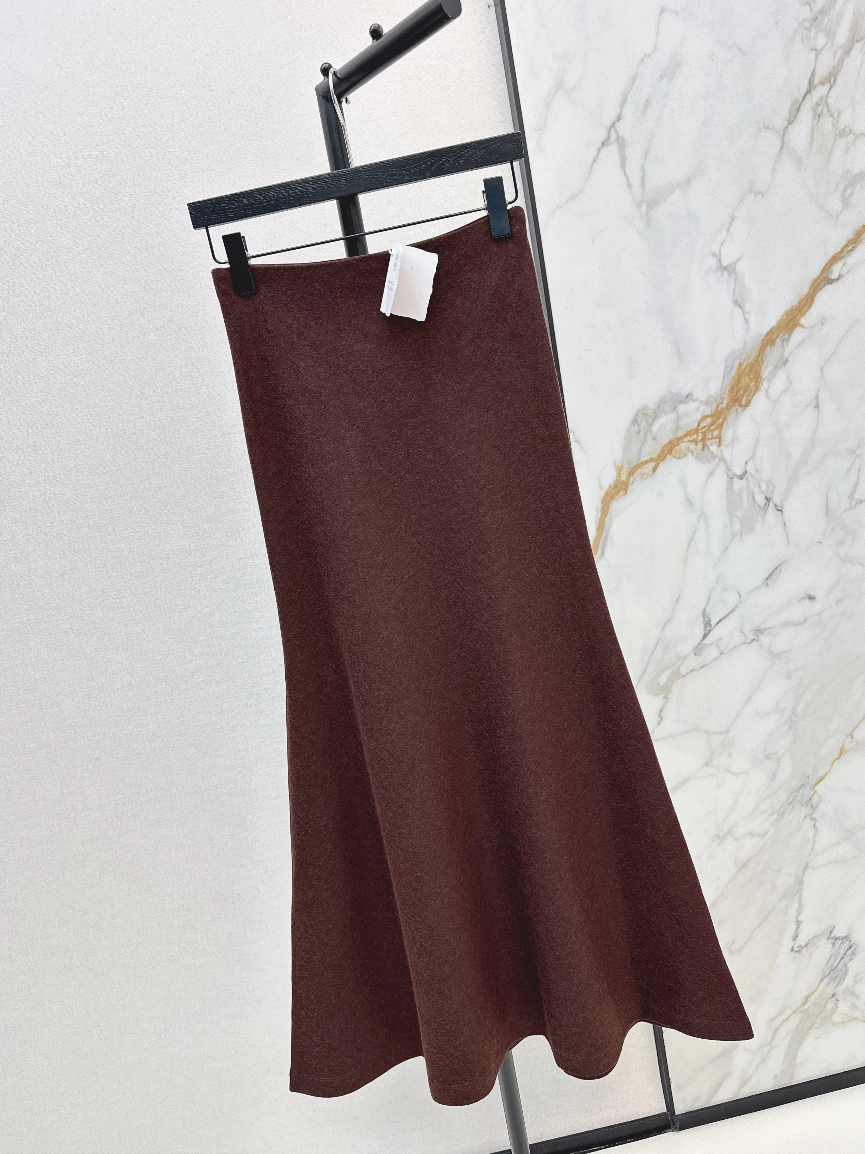 Brun 26ss godet skirt