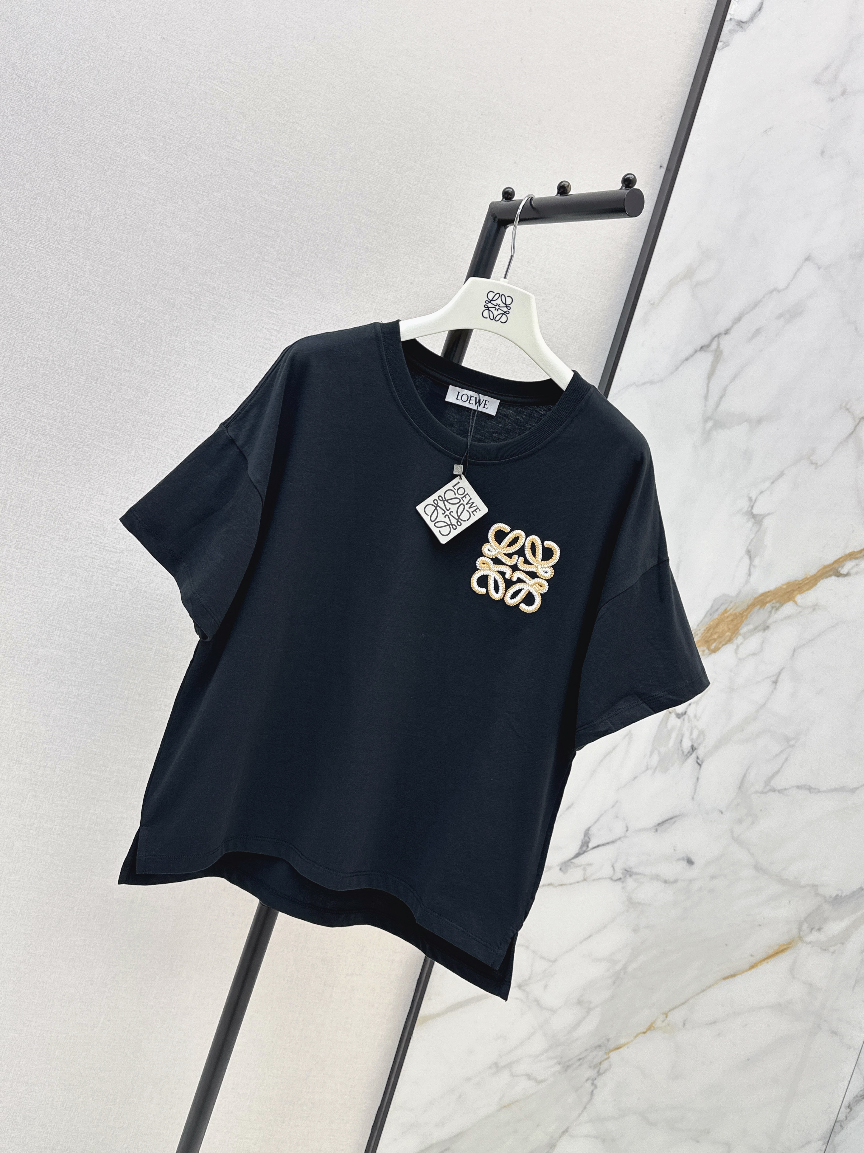 Loe 26ss embroidery t-shirt
