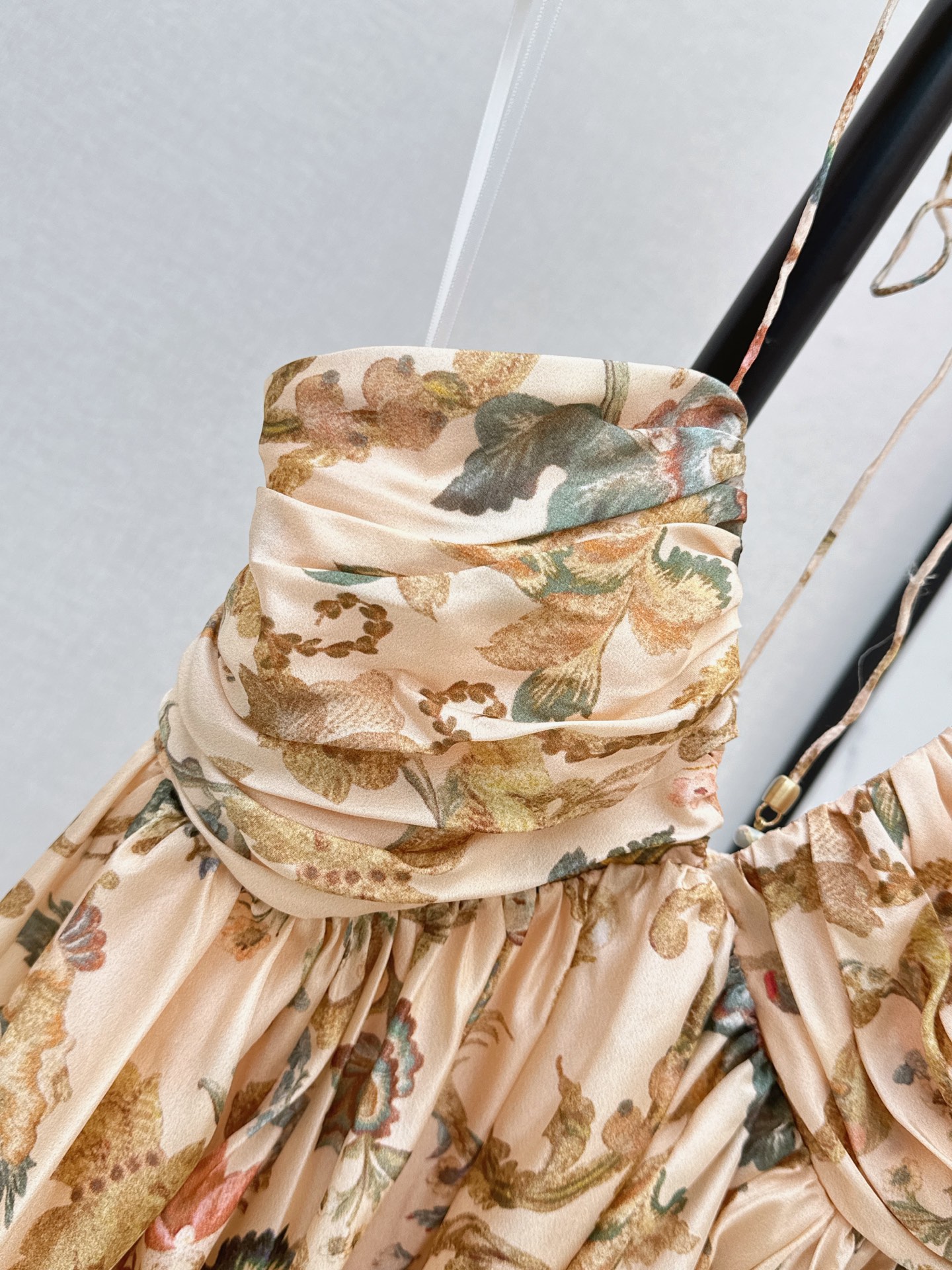 Zimm 26ss printhalter neck dress