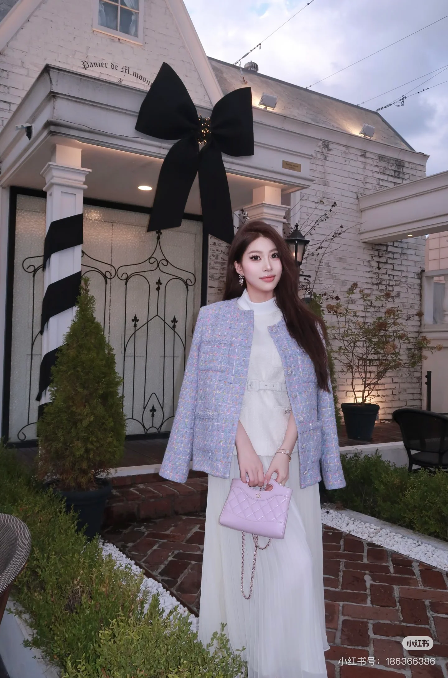 Chan 25fw woven tweed jacket