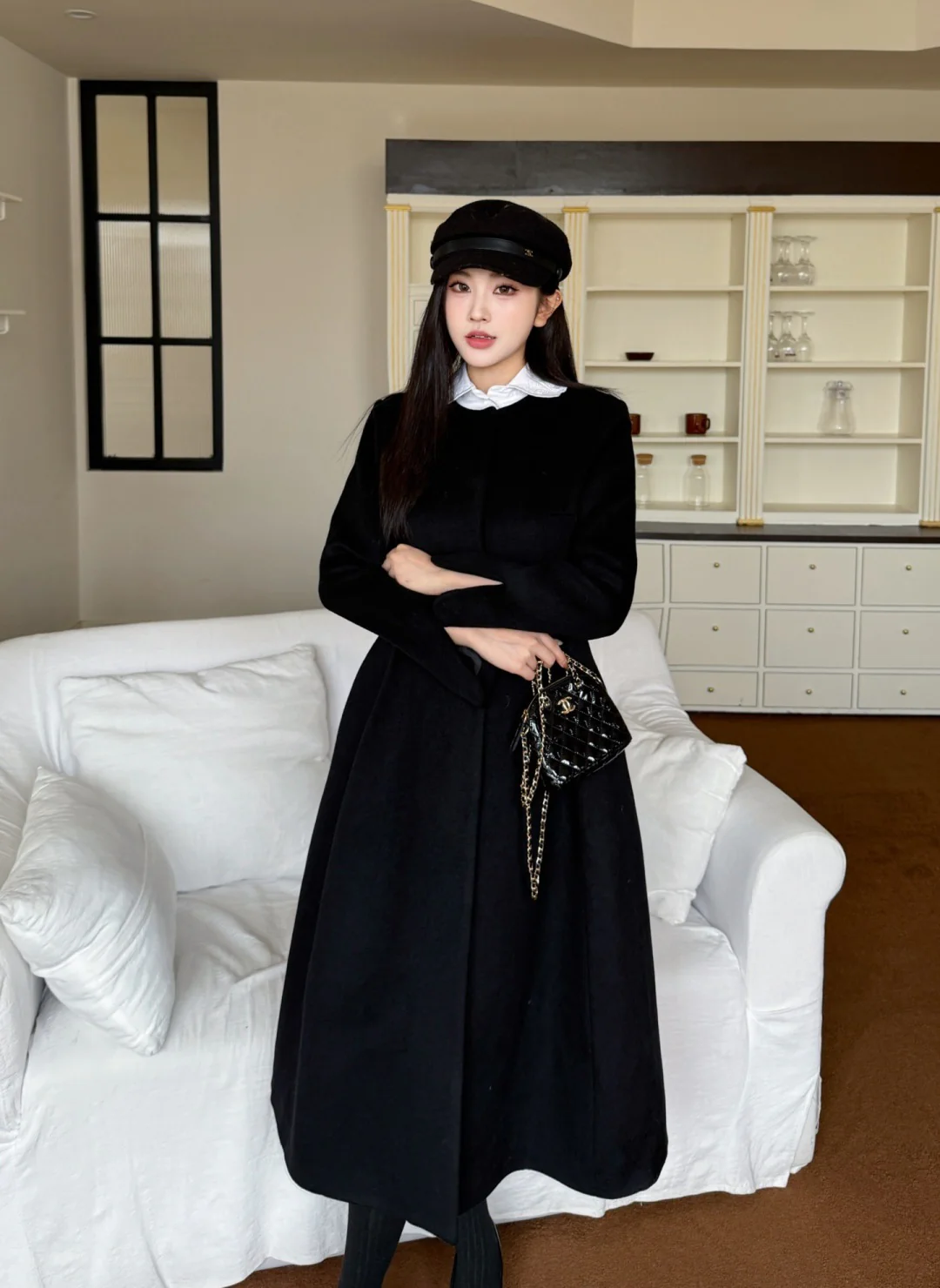 Miu 25fw woolen dress