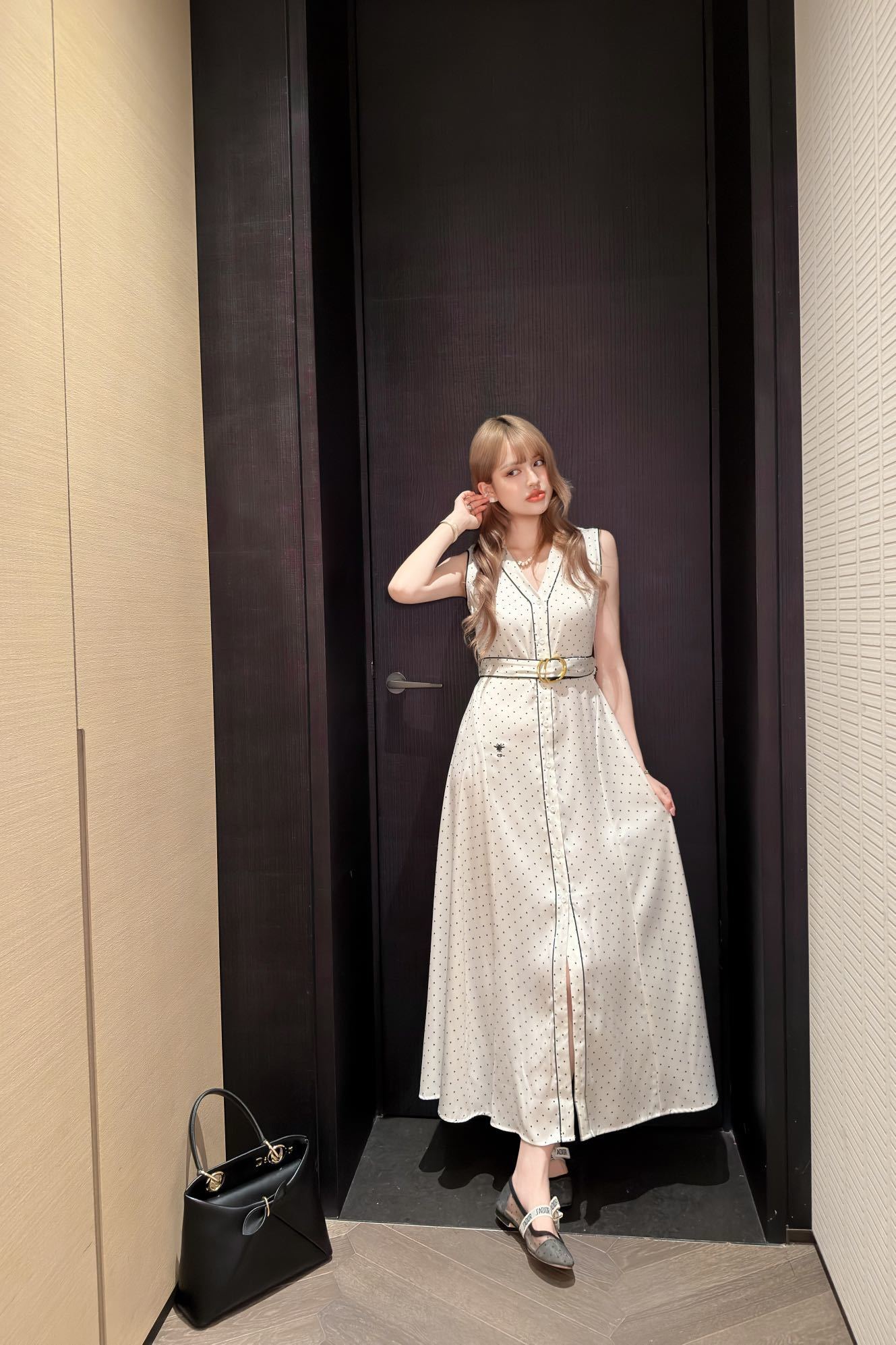 CD 26ss pot print dress