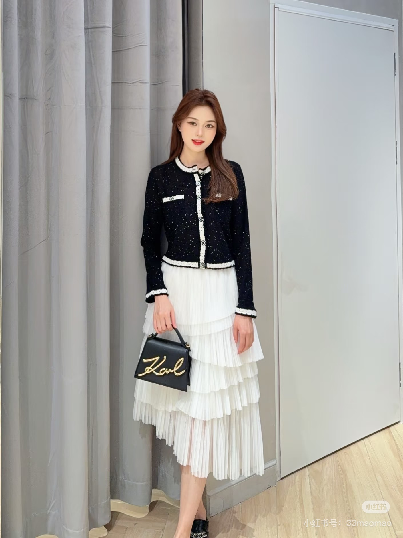 Chan 26ss sequin cardigan