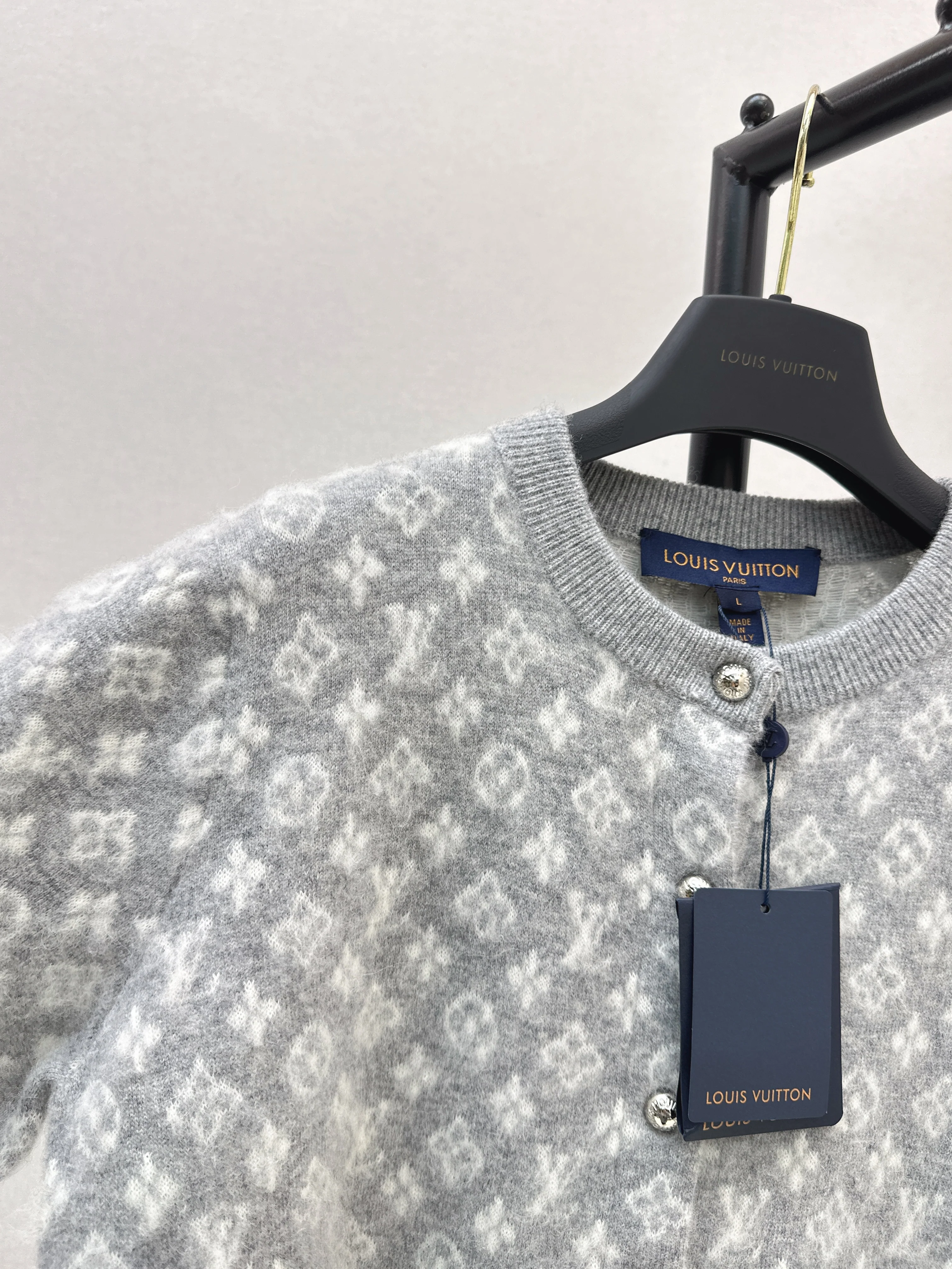 Louis 26ss jacquard cardigan