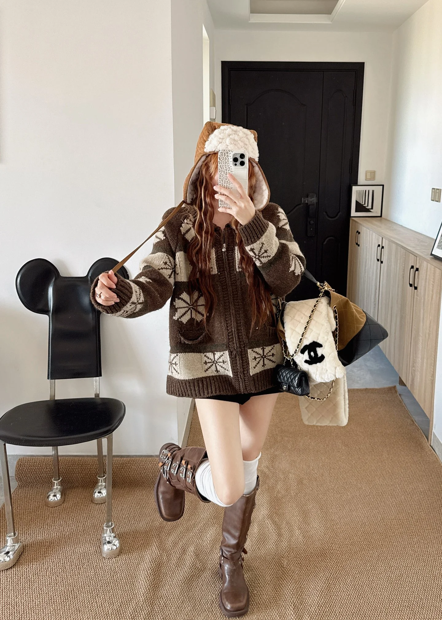 Ralp 26ss fair isle cardigan