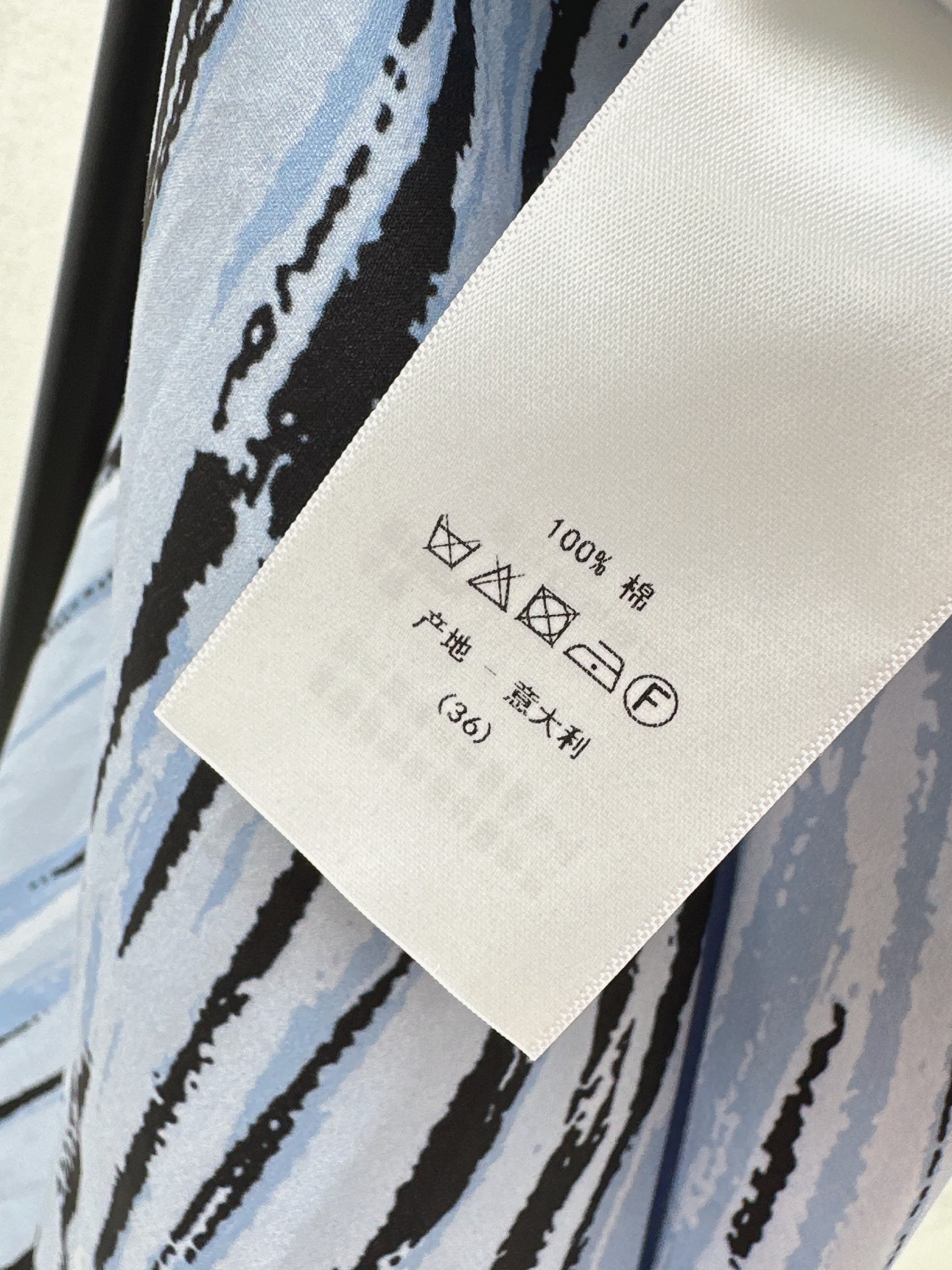 CD 26ss bow print pleated skirt