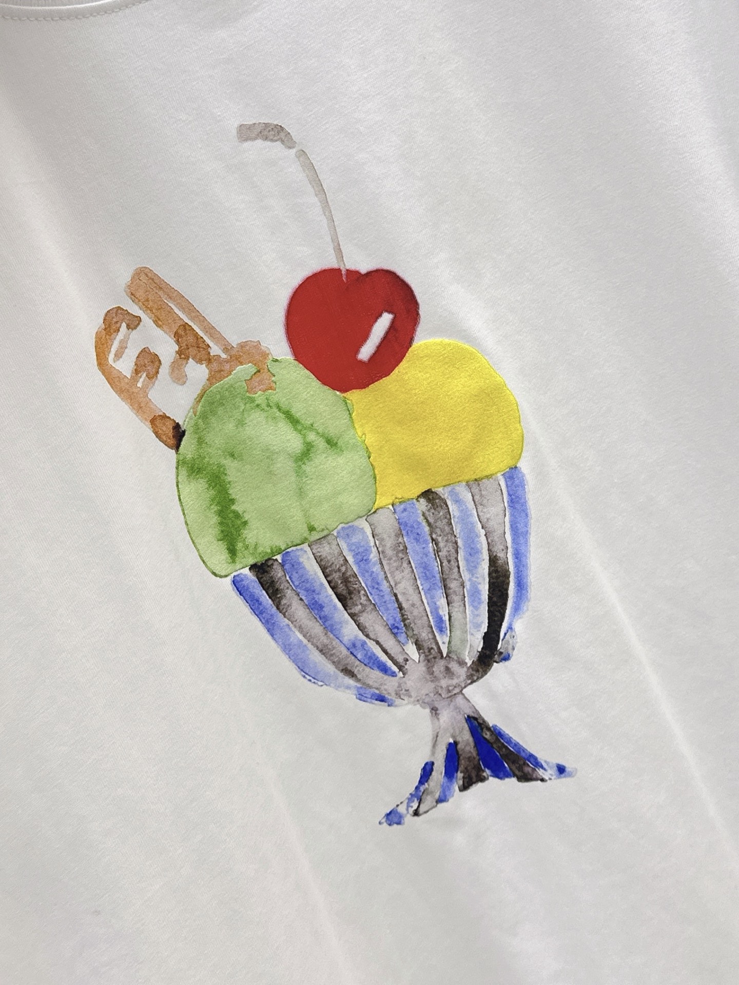 Fend 26ss print t-shirt
