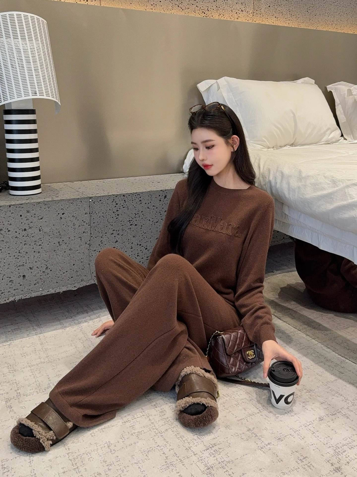 Max 25fw sweater pants set
