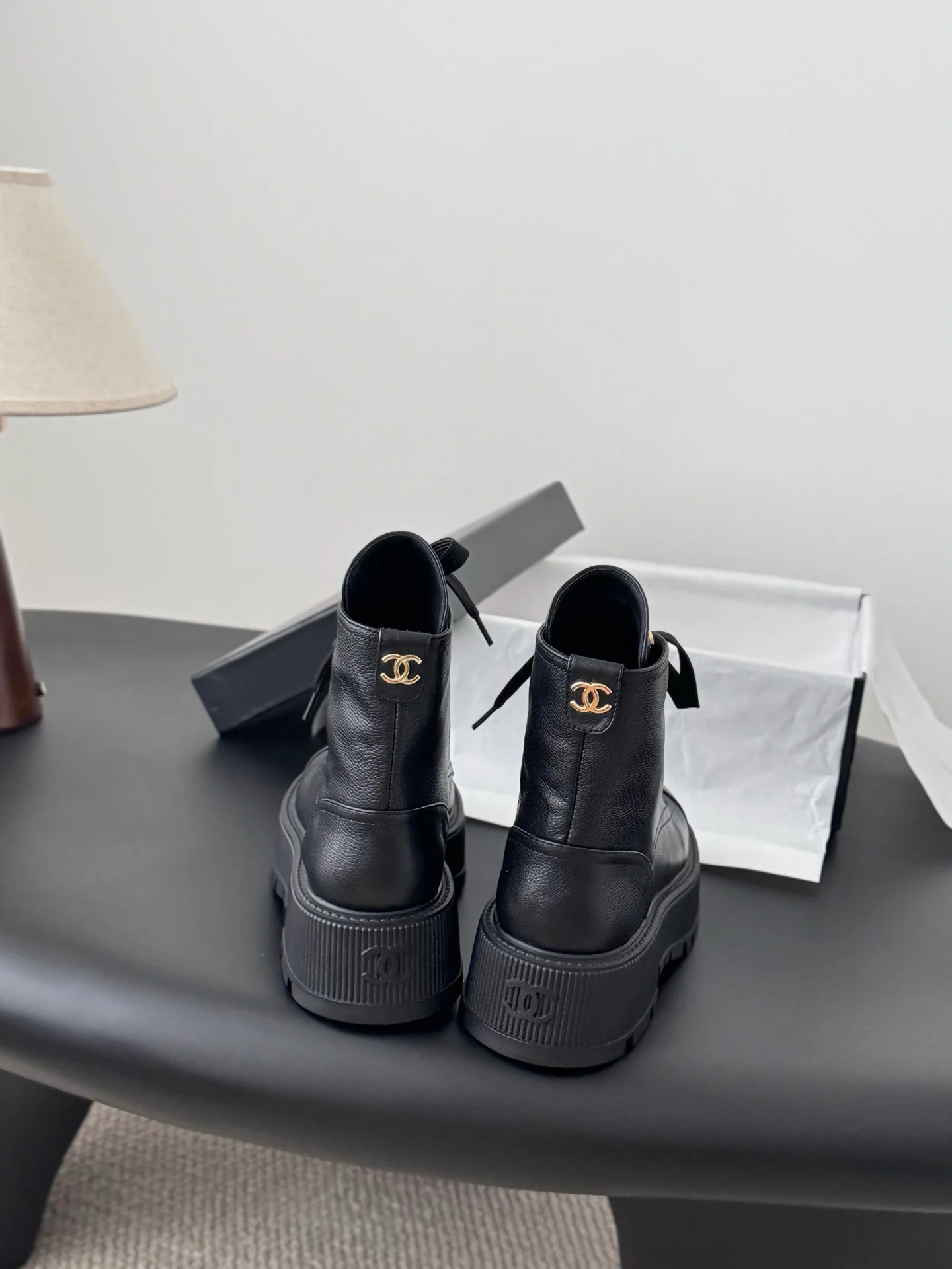 Chan 25fw ankle boots