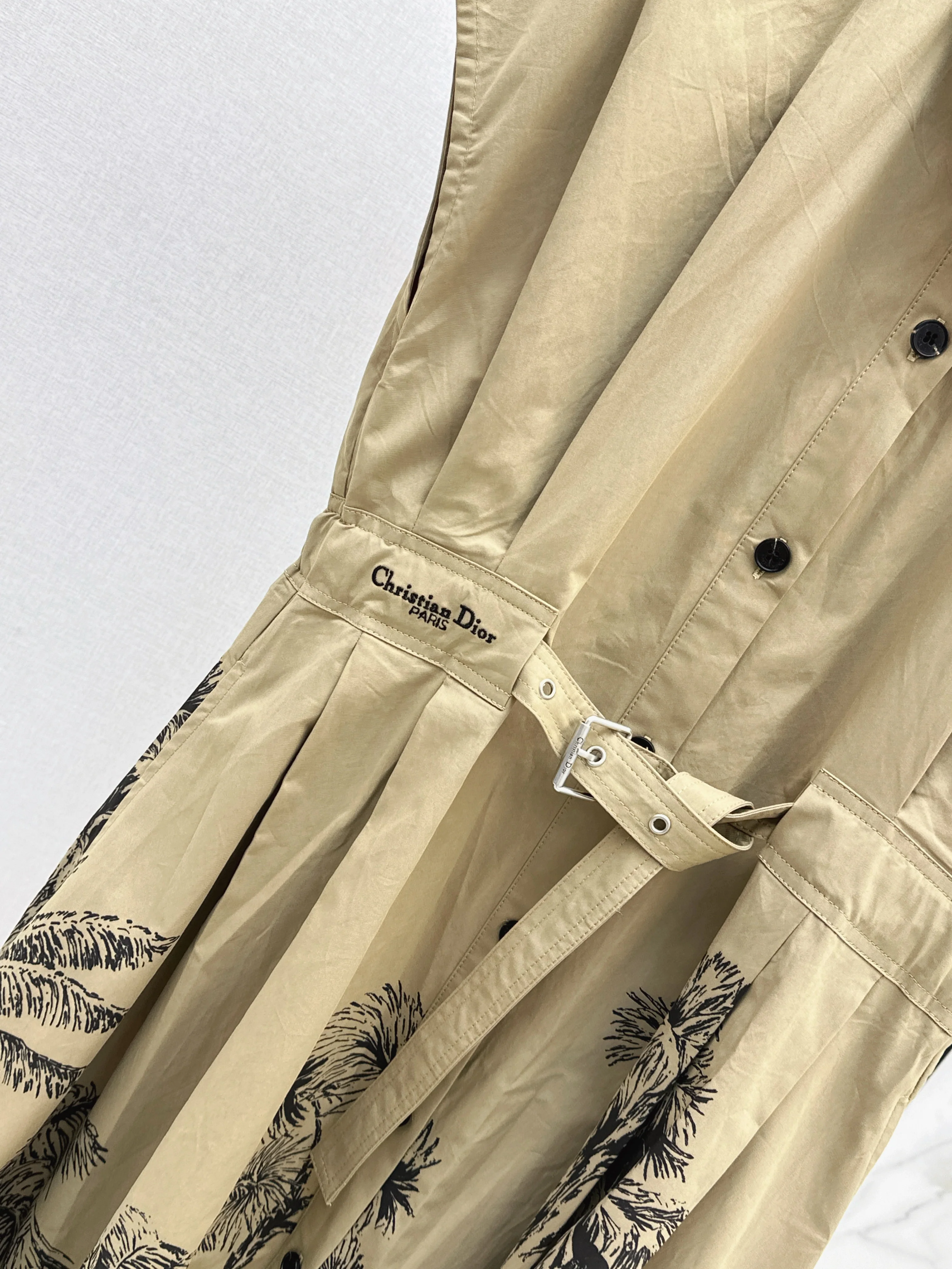 CD 26ss print shirt dress