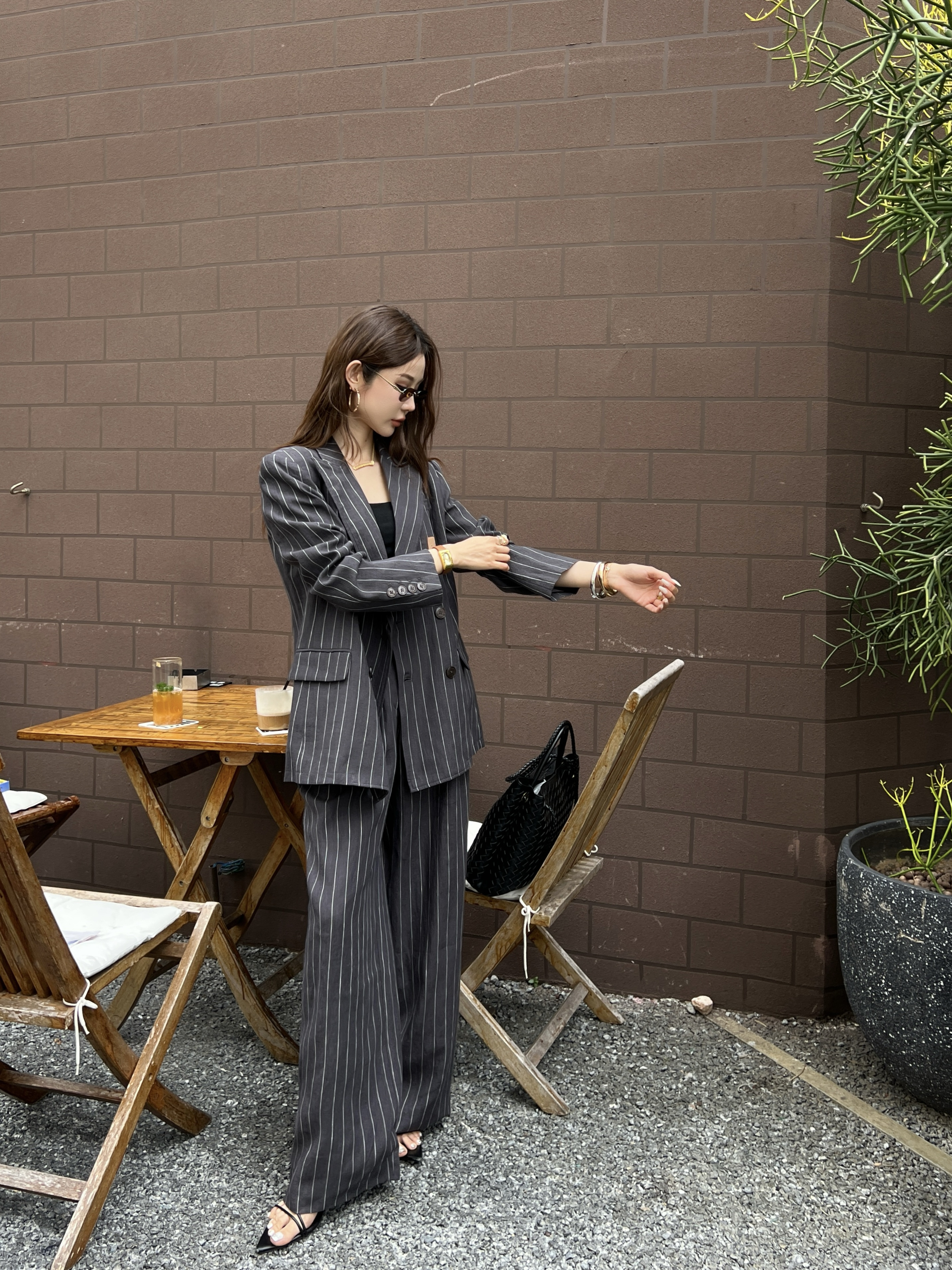 Ralp 26ss stripe blazer