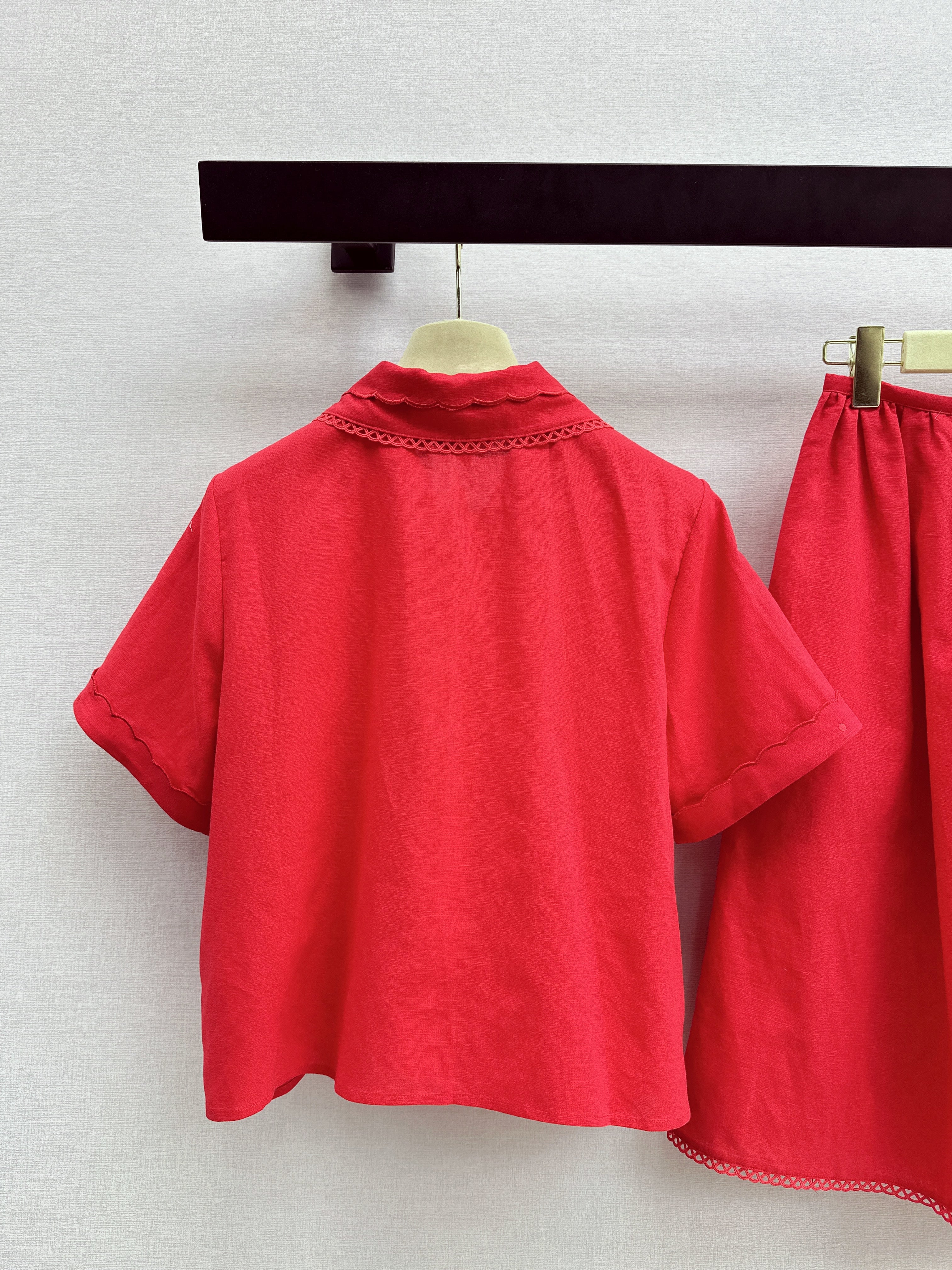 Miu 26ss shirts+skirts outfit sets