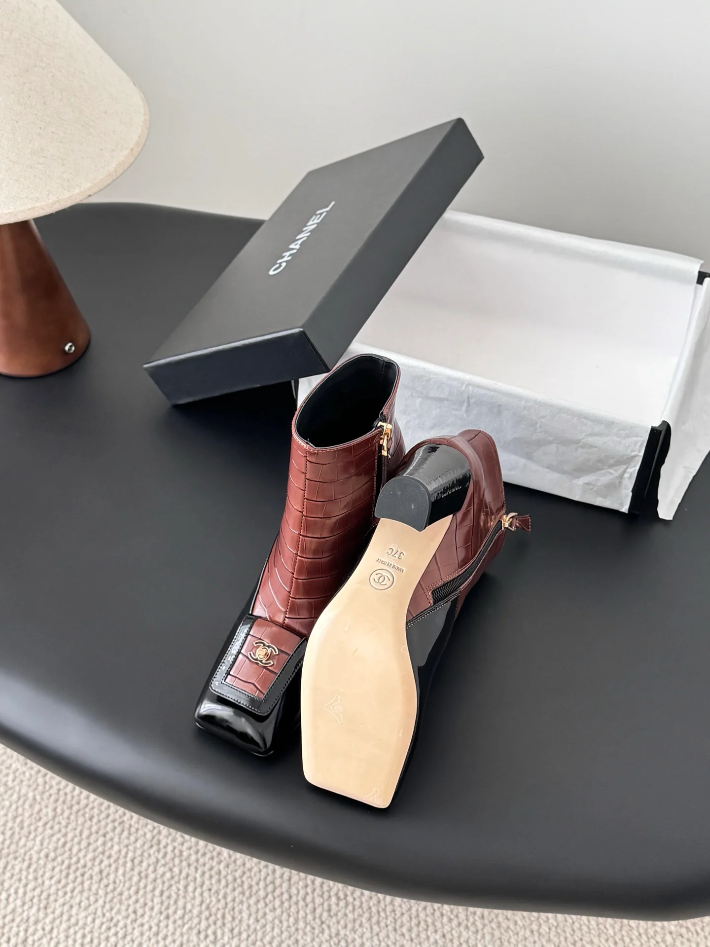 Chan 26ss ankle boots