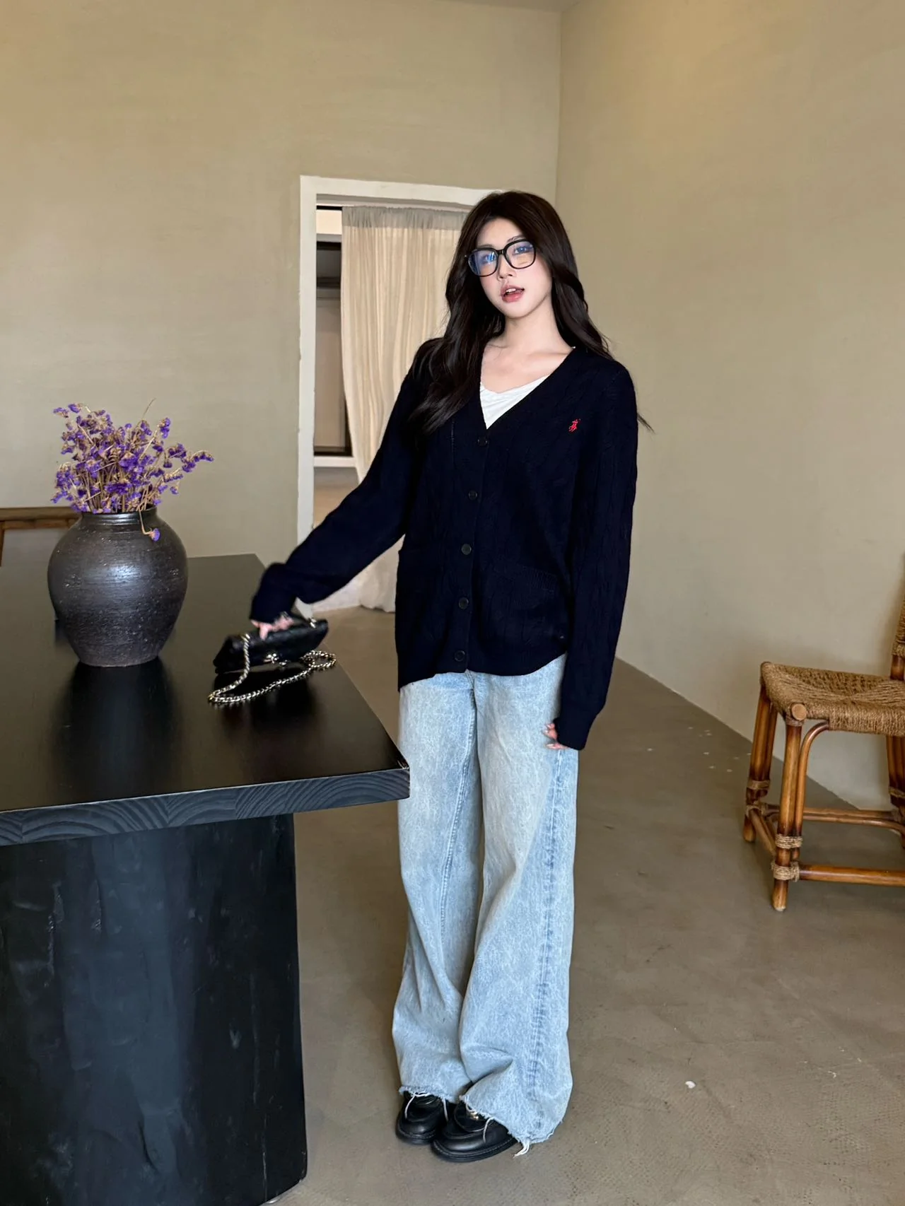 Ralp 25fw v-neck cardigan