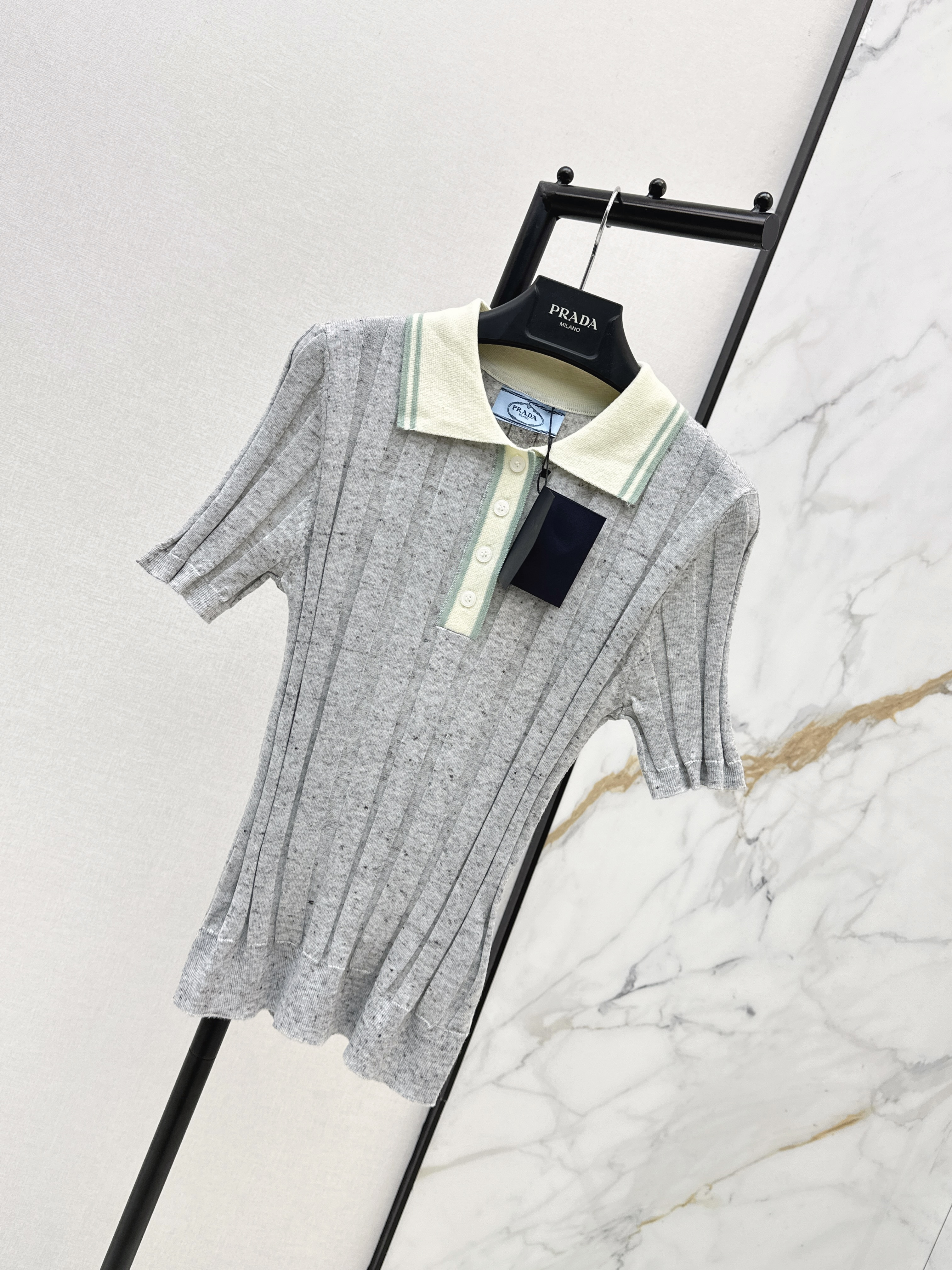Prad 26ss knit sweater