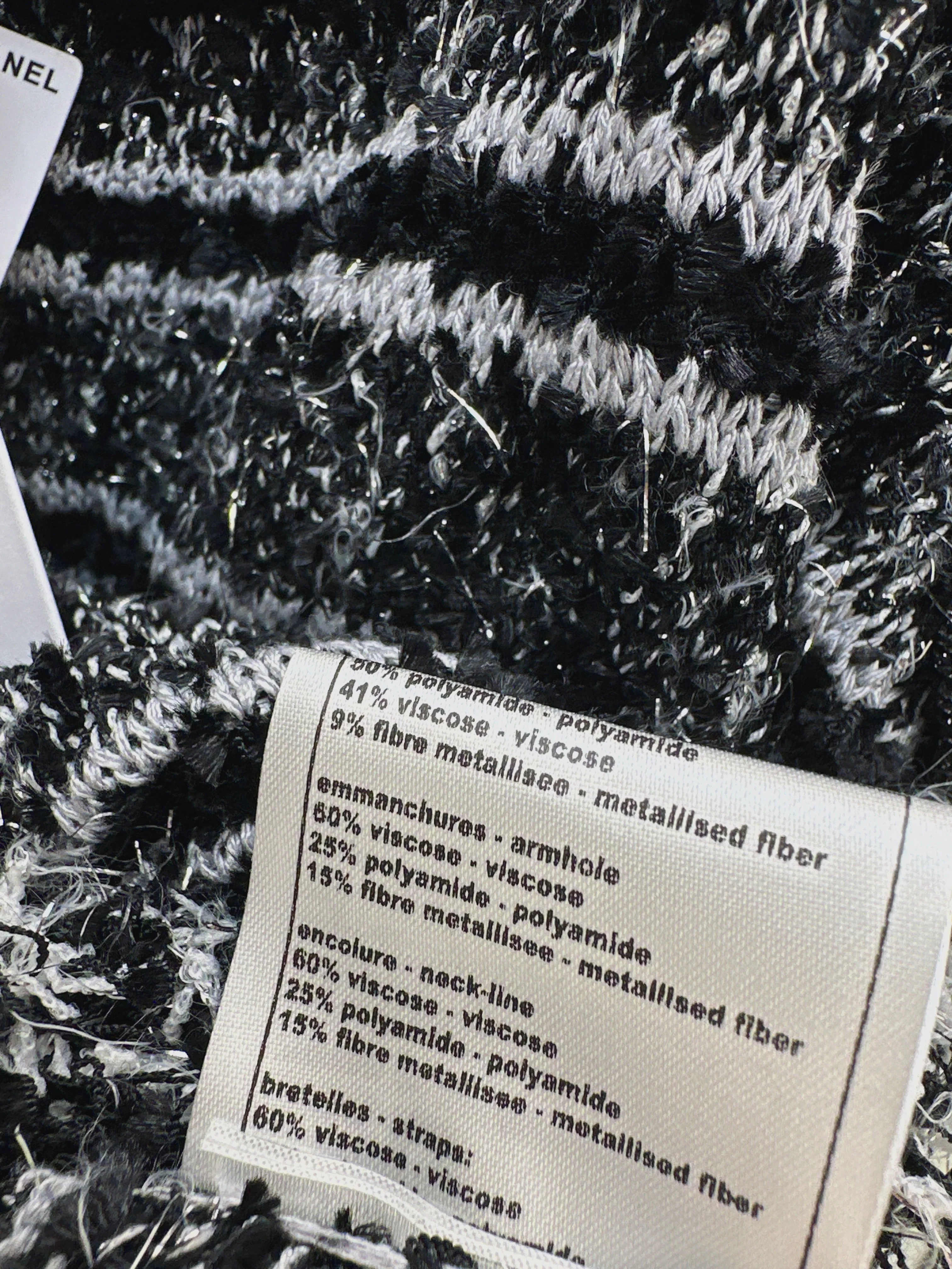 Chan 26ss tassel knit camisole