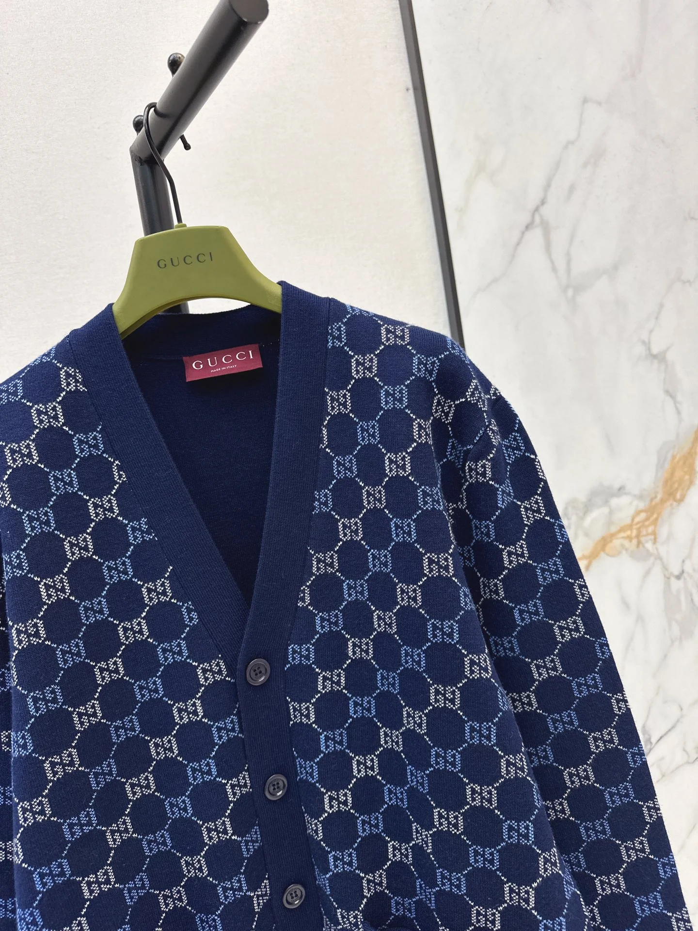 Gucc 26ss jacquard cardigan