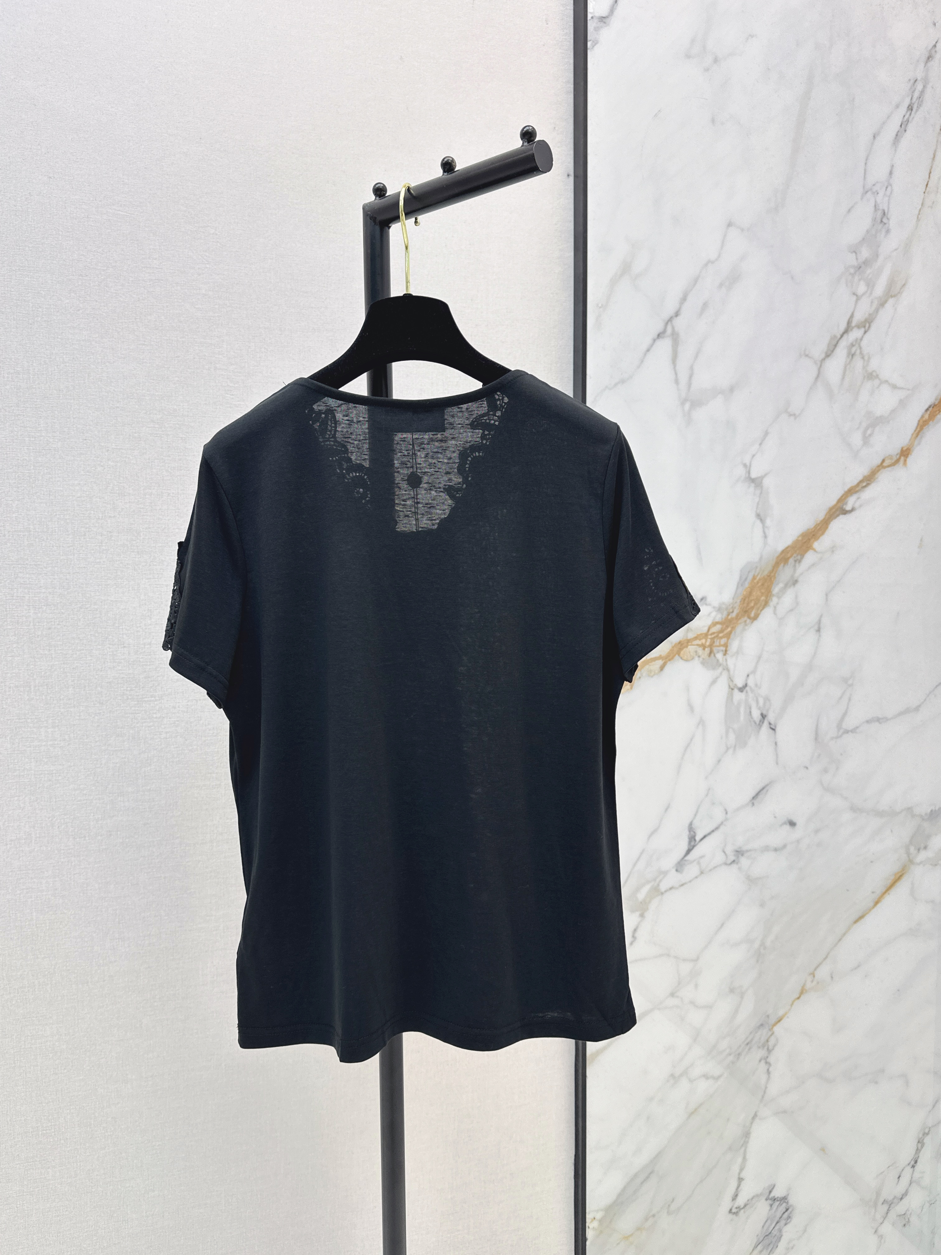 Chan 26ss contract lace t-shirt