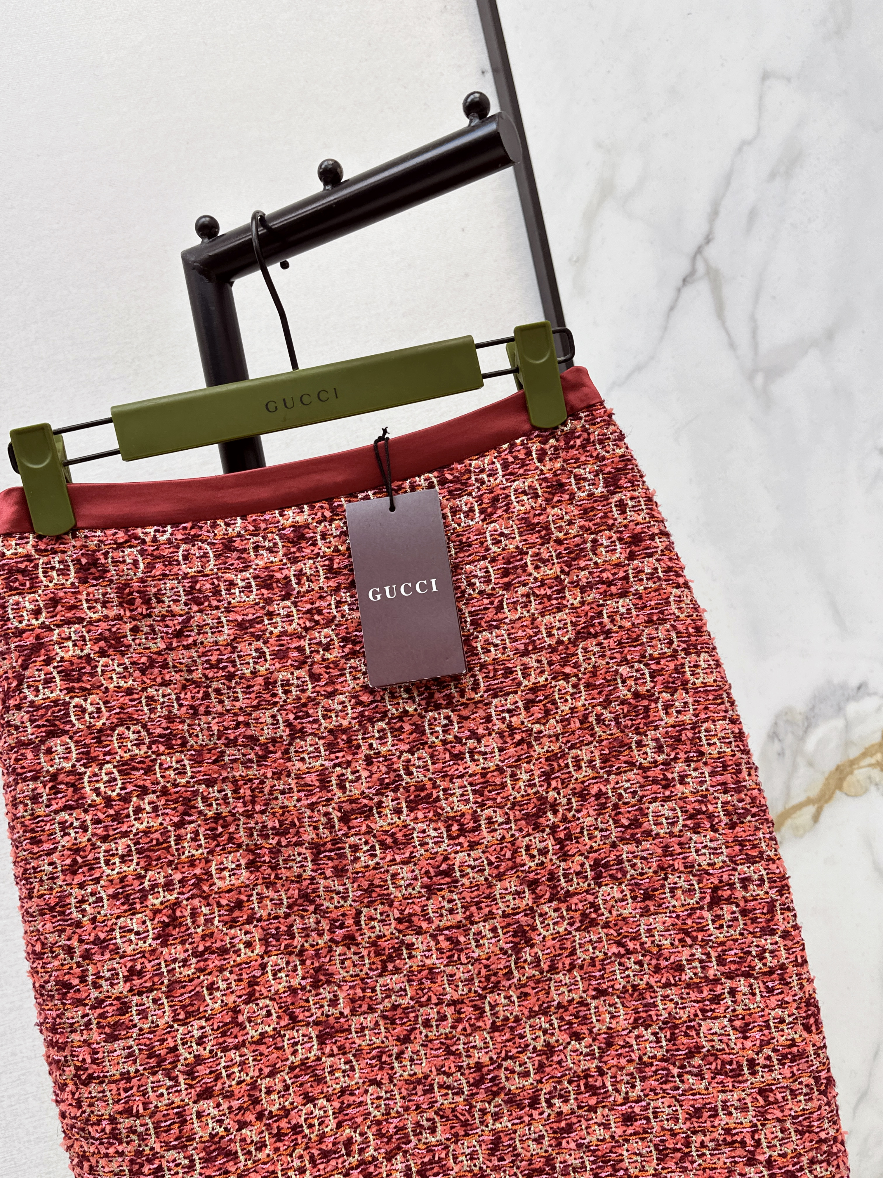 Guc 26ss jacquard skirt