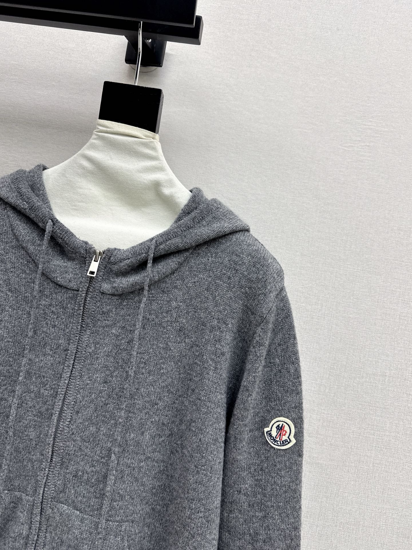 Monc 26ss hooded knit cardigan