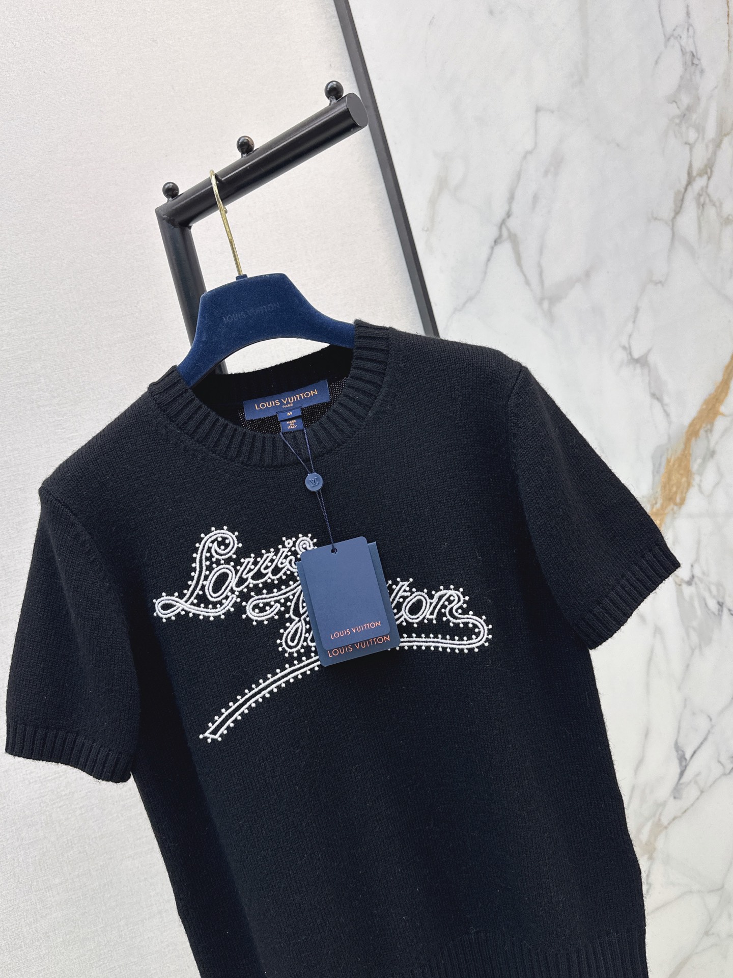 Loui 26ss embroidery knit sweater