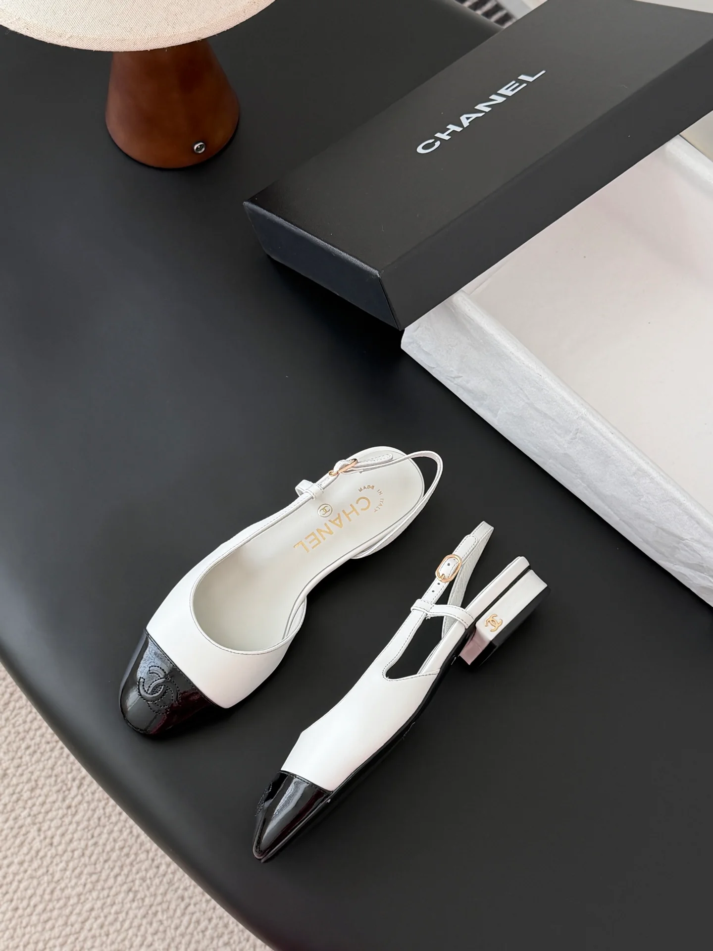 Chan 25fw slingback mary jane shoes