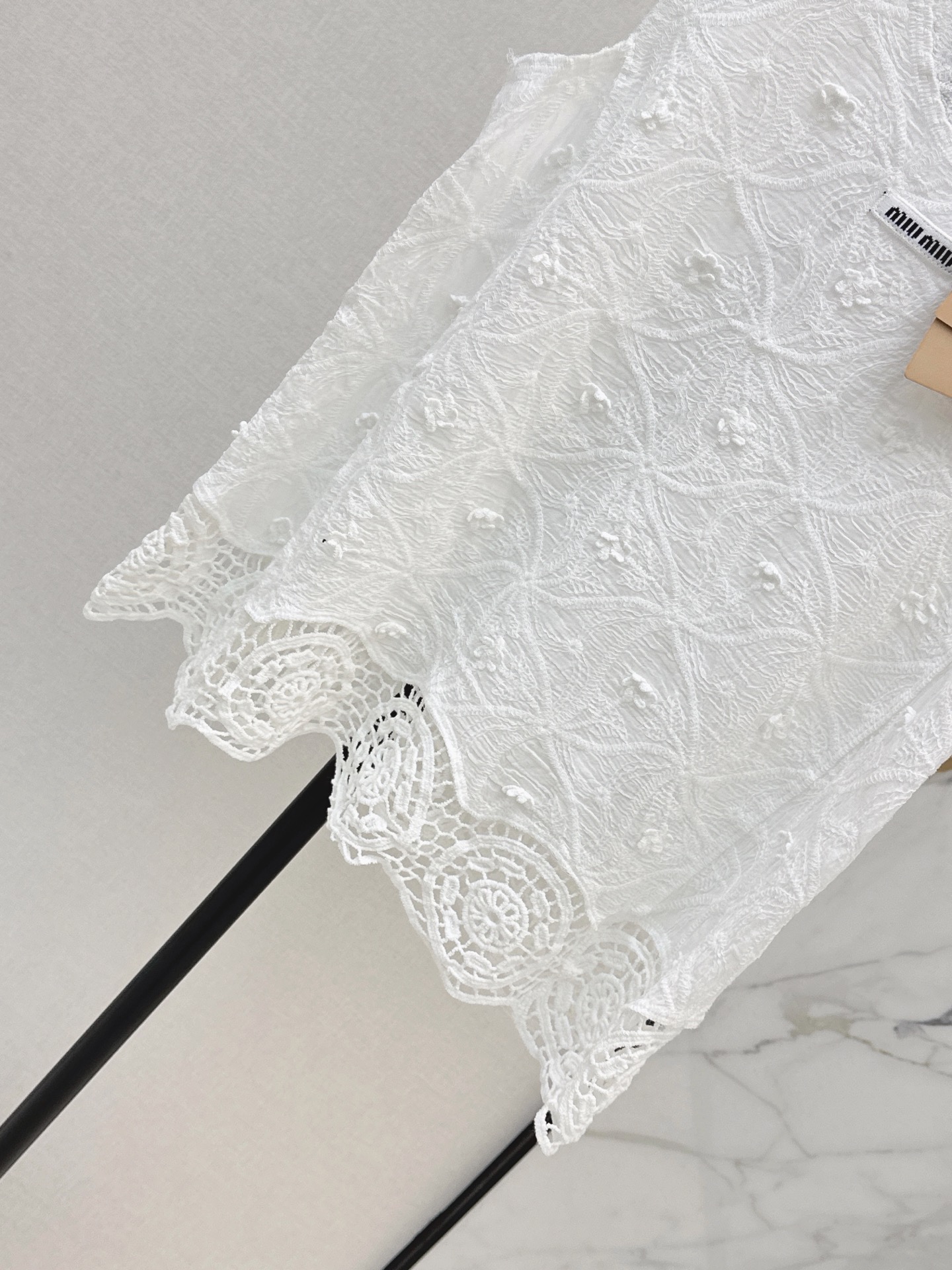 Miu 26ss embroidert vest