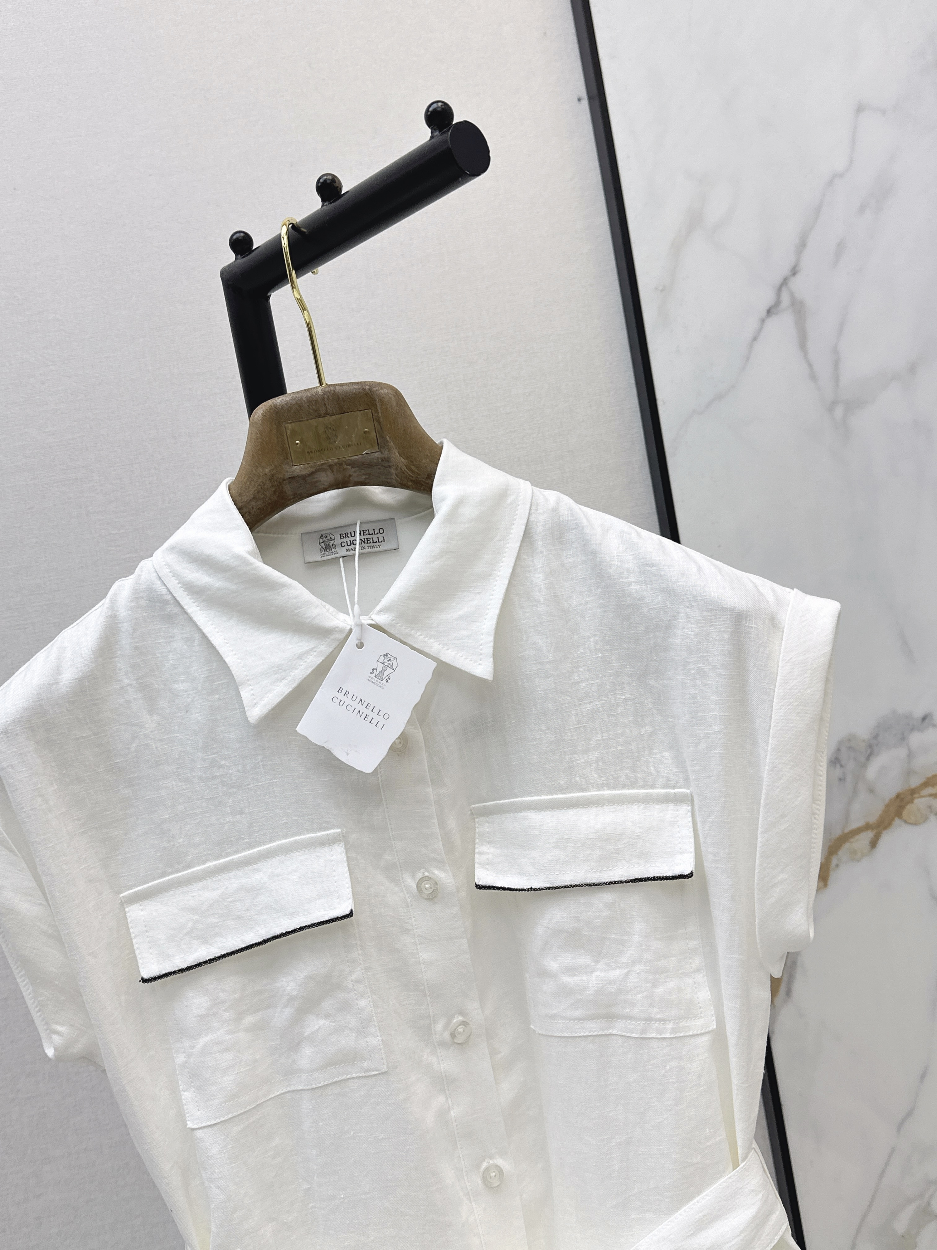 Brun 26ss linen dress