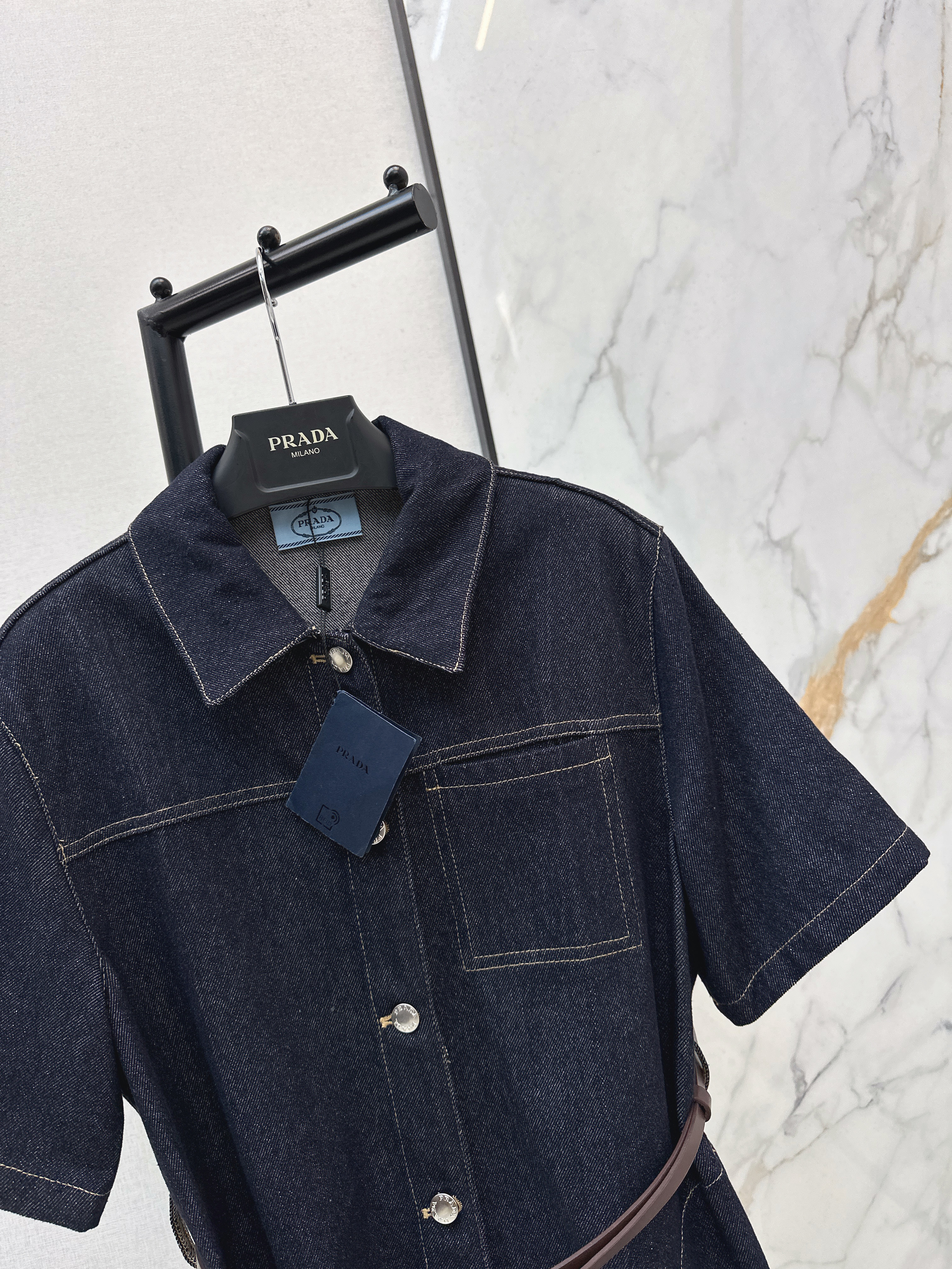 Pra 26ss denim dress