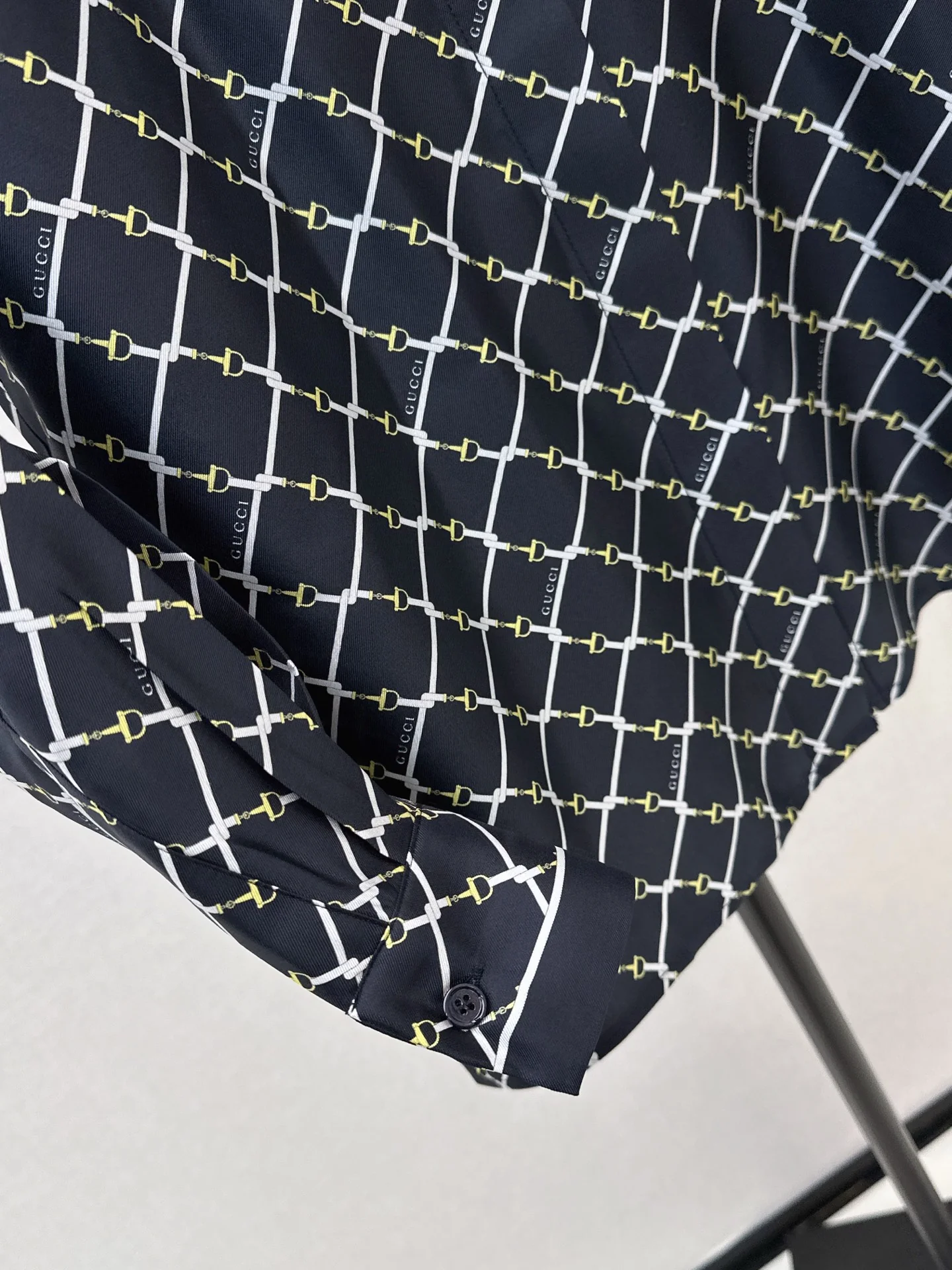 Gucc 26ss check print shirts