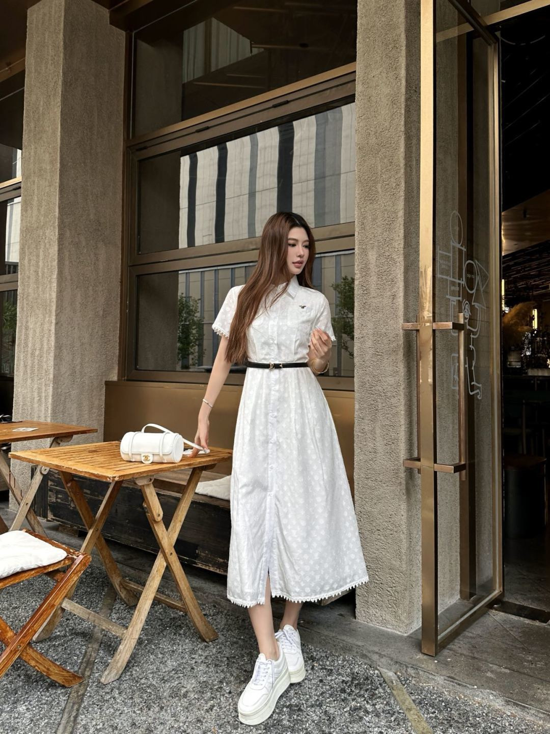 Loui 26ss jacquard dress